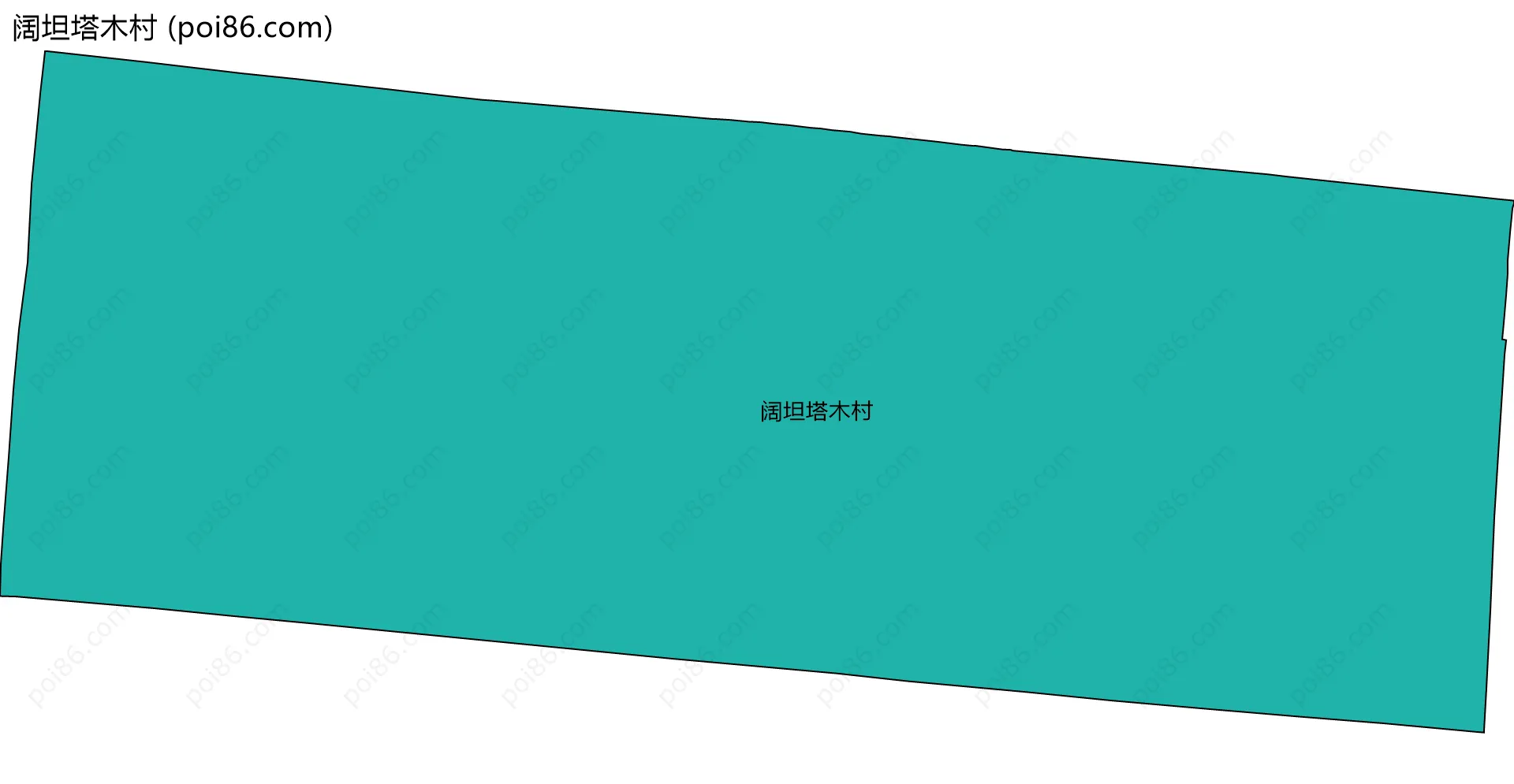 阔坦塔木村边界地图