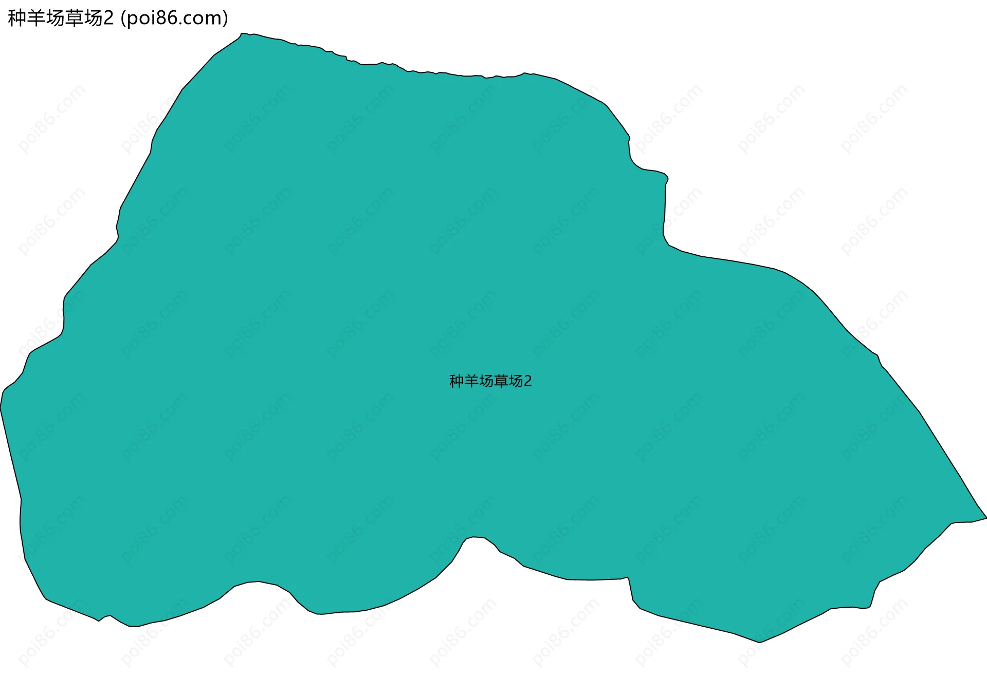 种羊场草场2边界地图