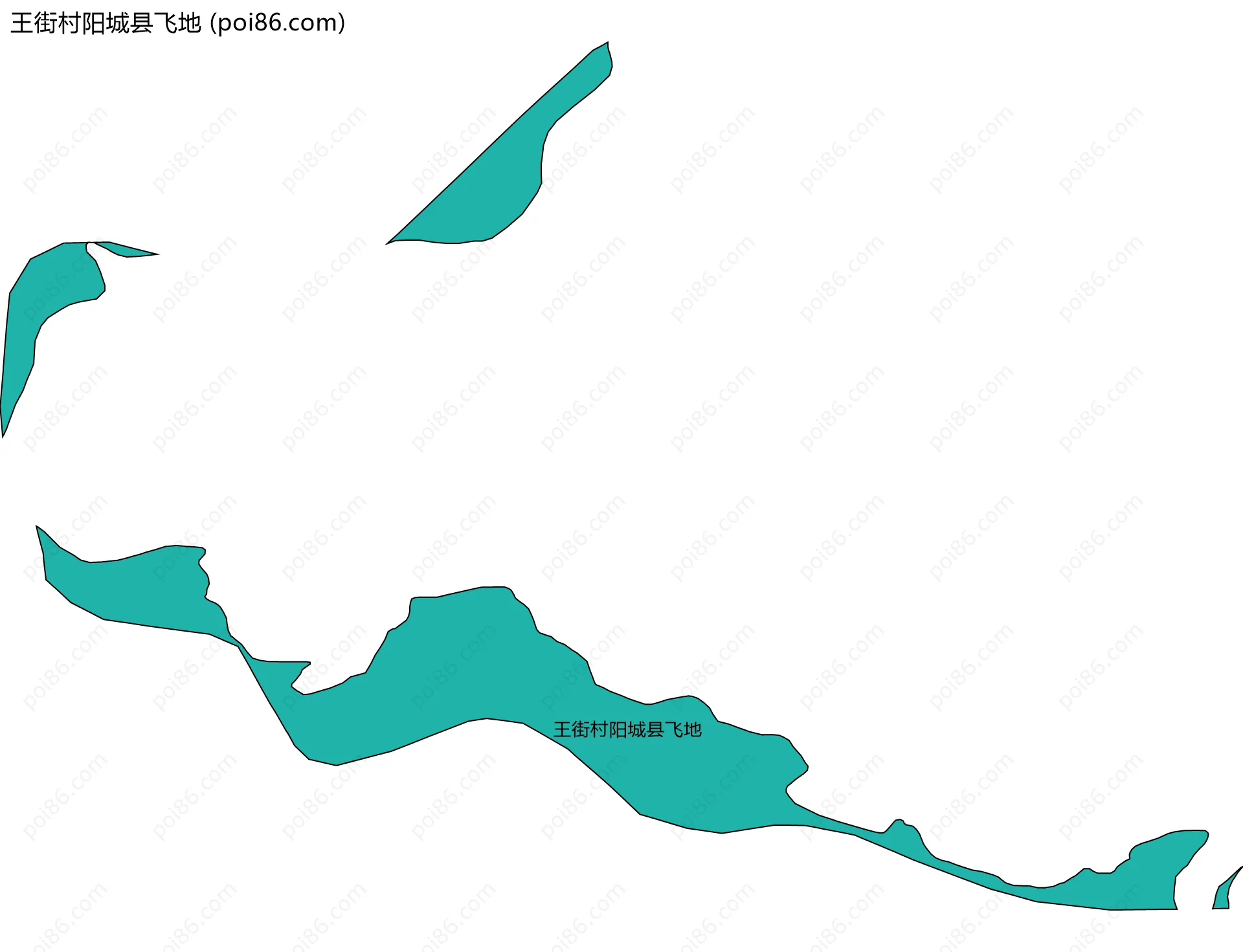 王街村阳城县飞地边界地图
