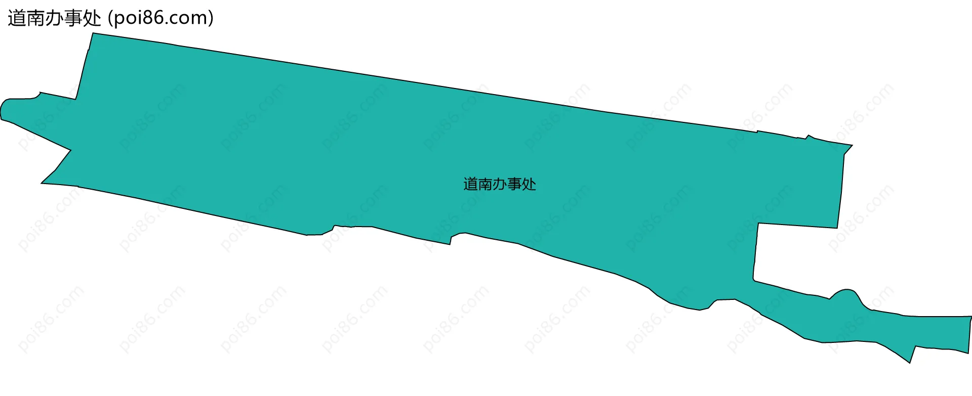 道南办事处边界地图