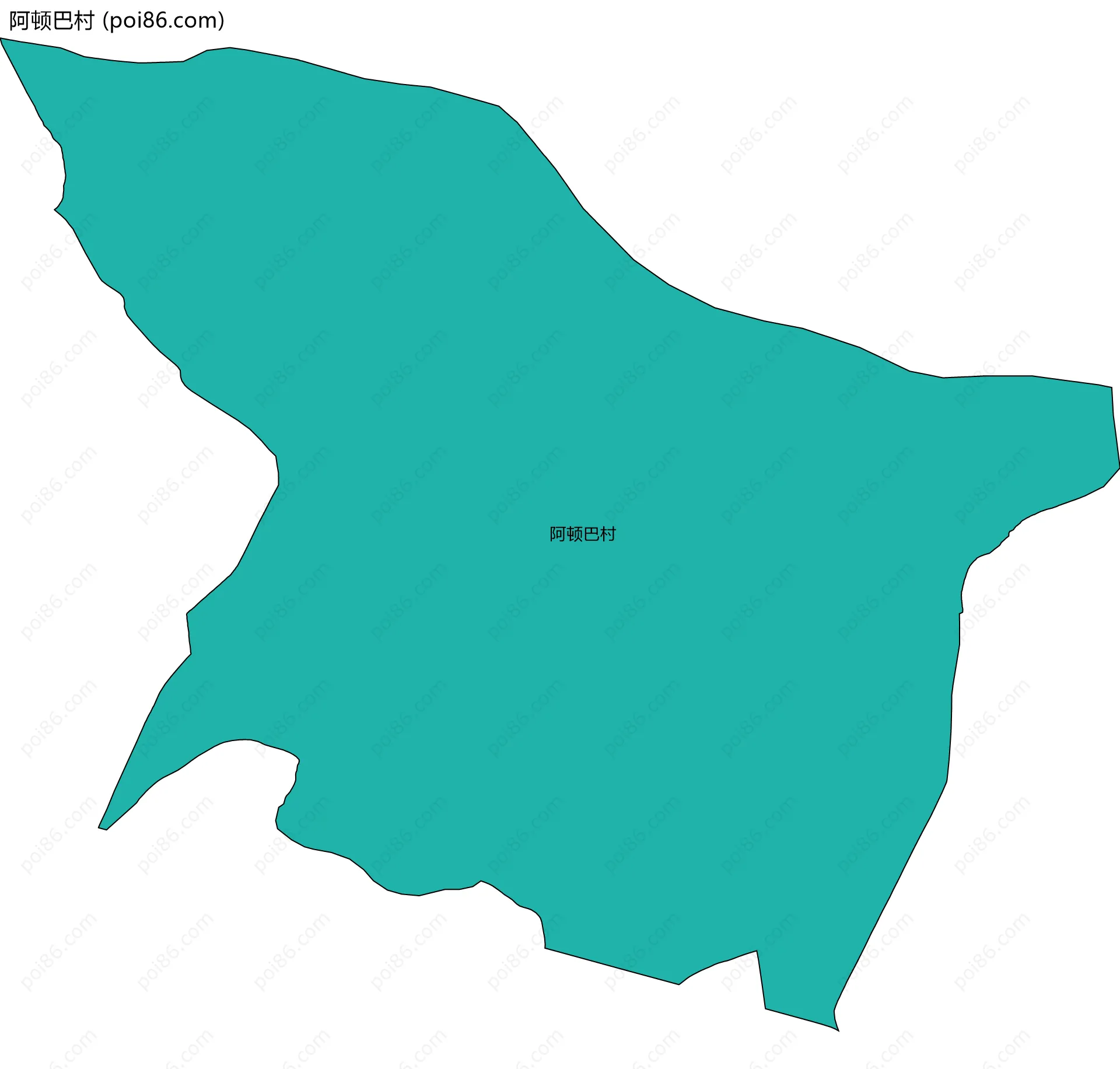 阿顿巴村边界地图