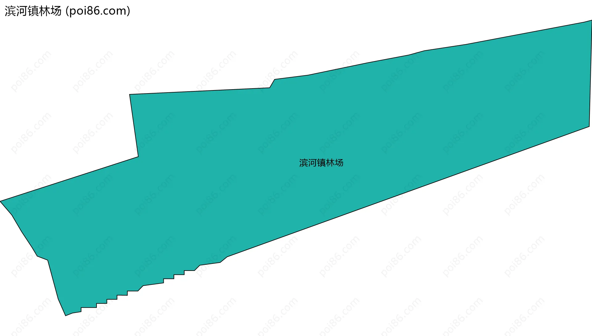 滨河镇林场边界地图