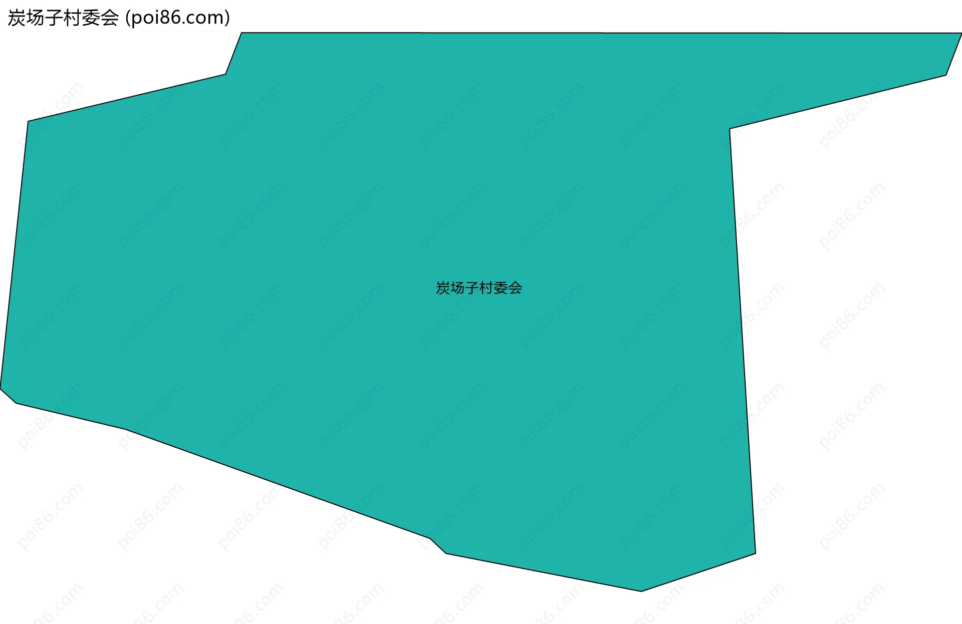 炭场子村委会边界地图