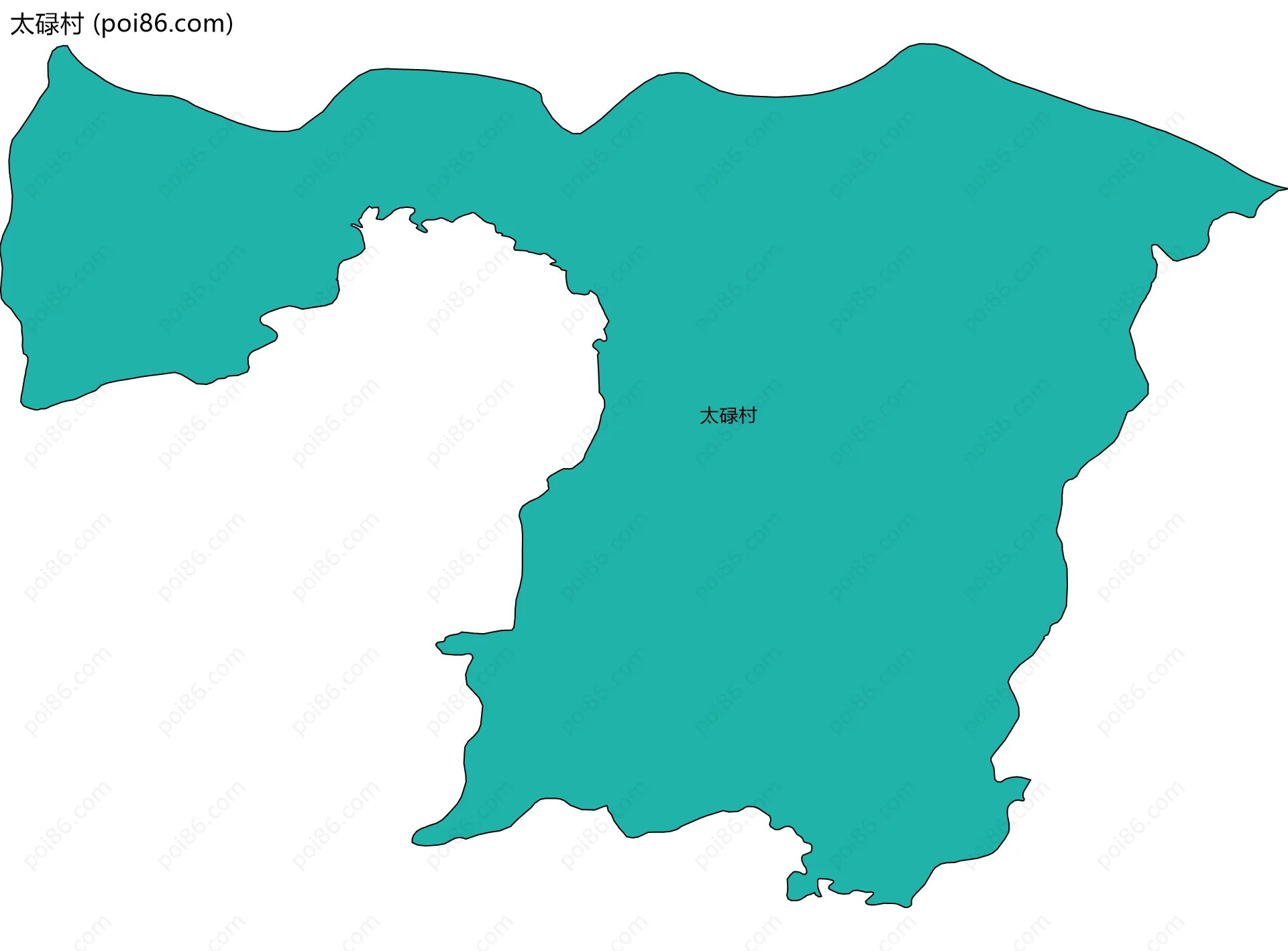 太碌村边界地图