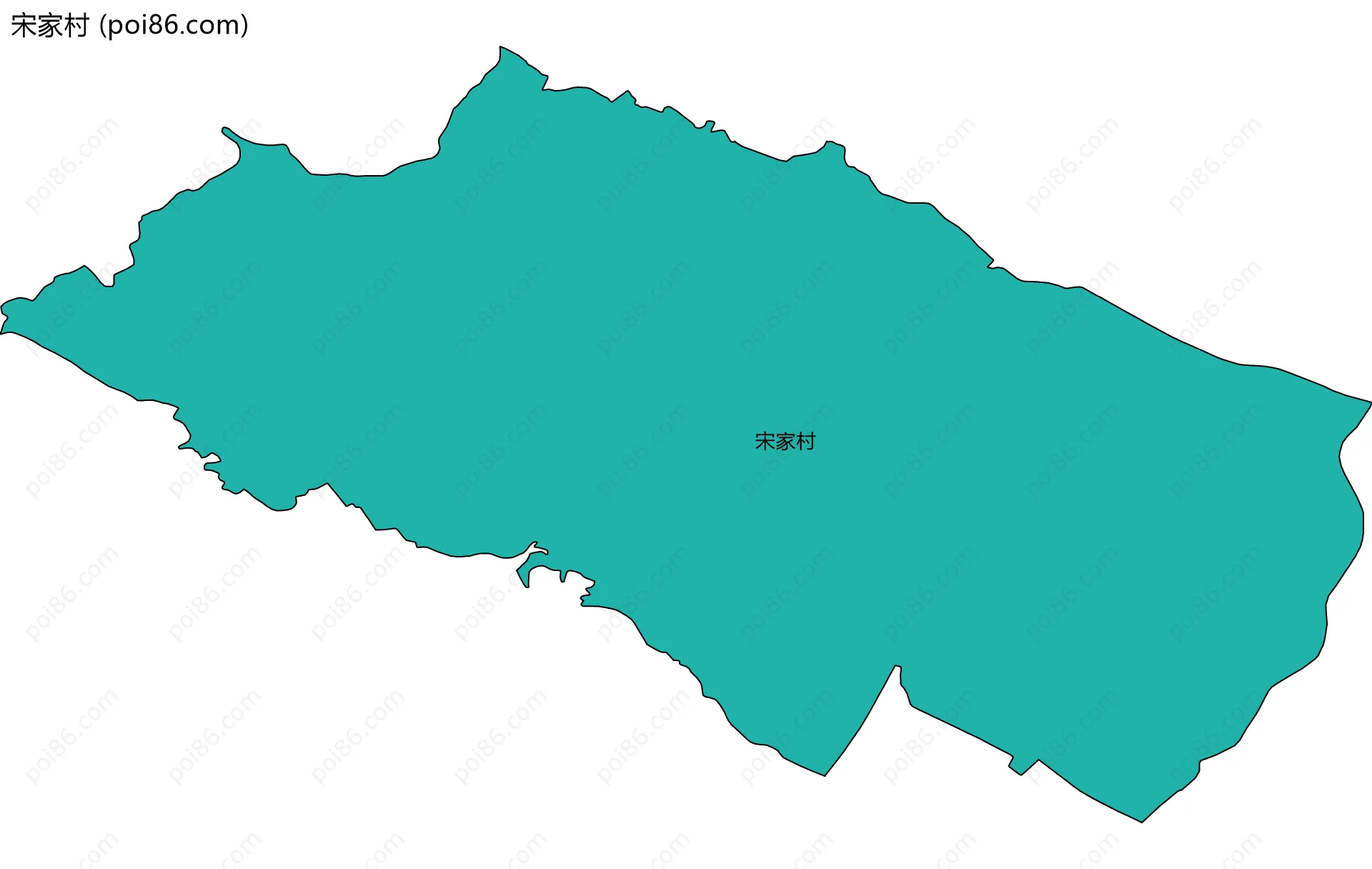 宋家村边界地图