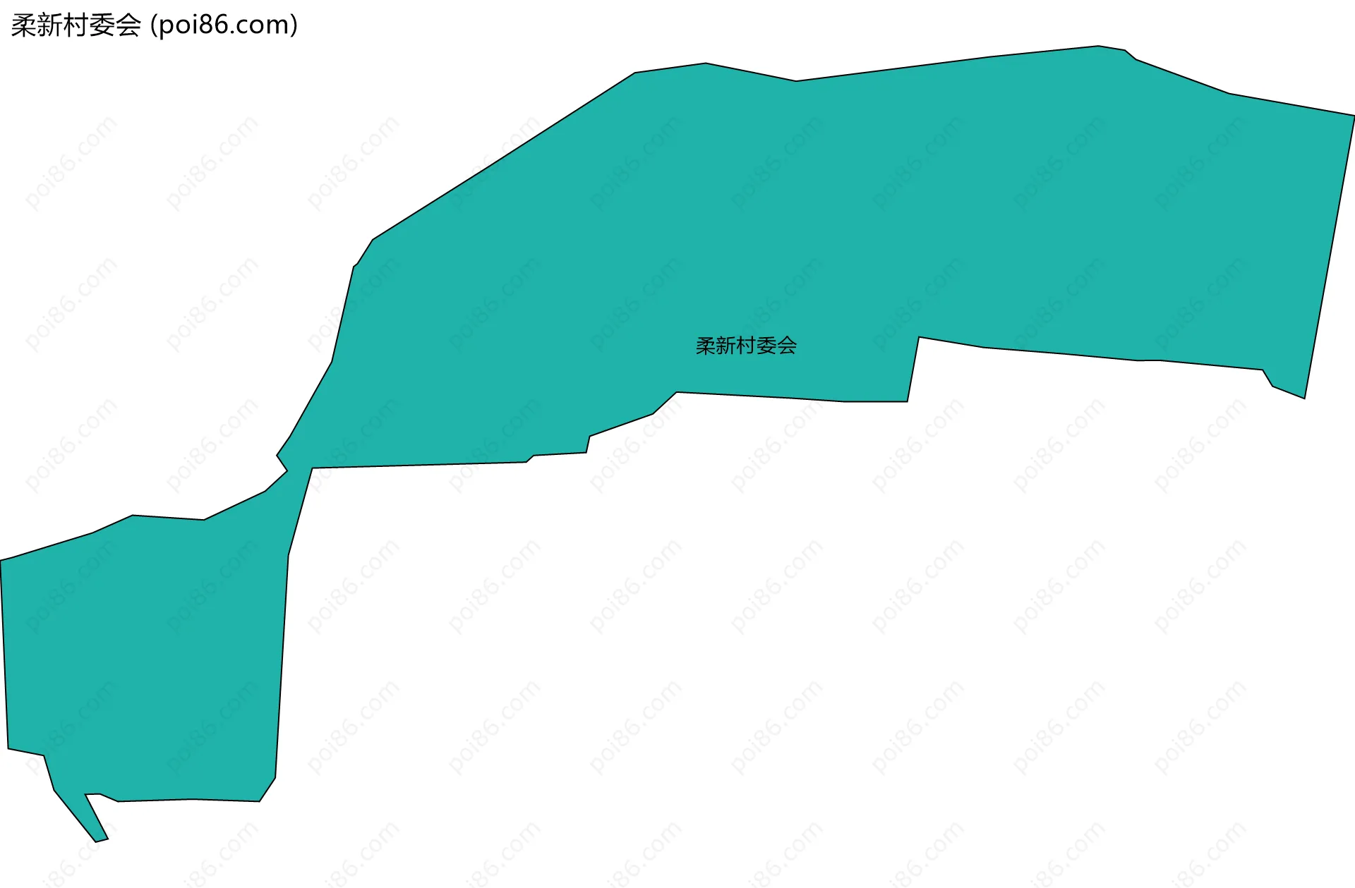 柔新村委会边界地图
