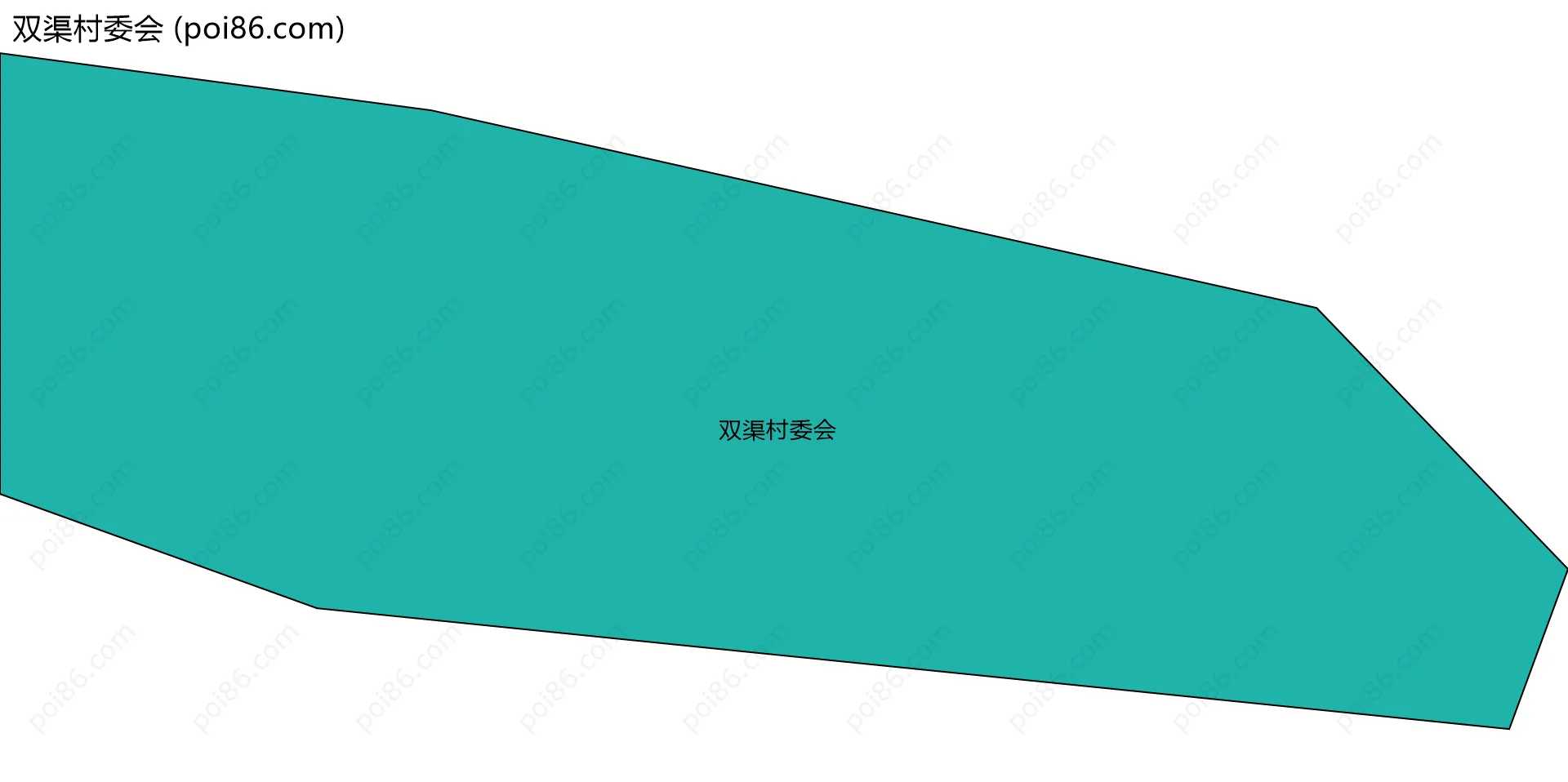 双渠村委会边界地图