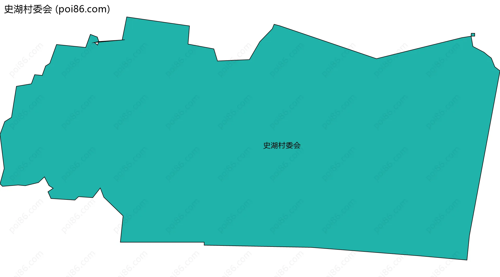 史湖村委会边界地图