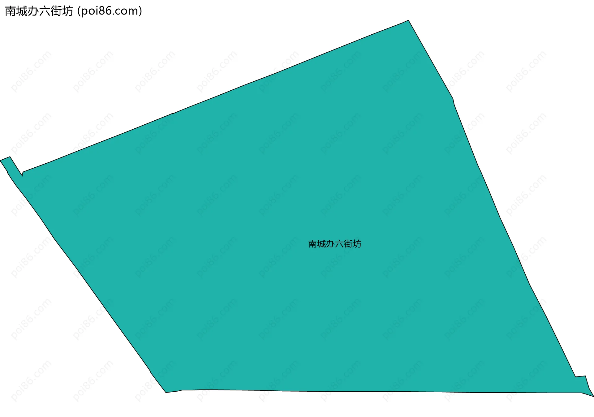 南城办六街坊边界地图