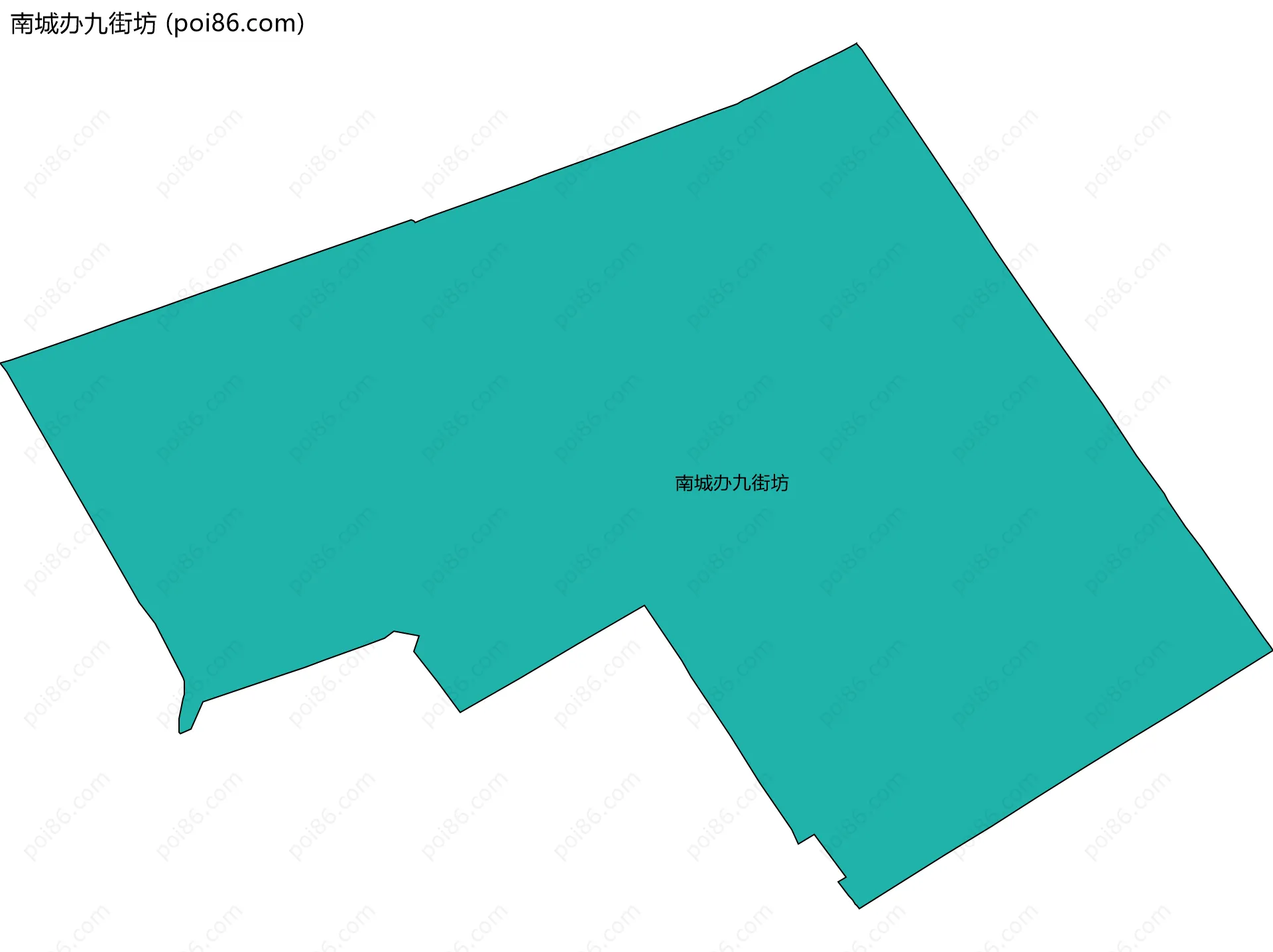南城办九街坊边界地图