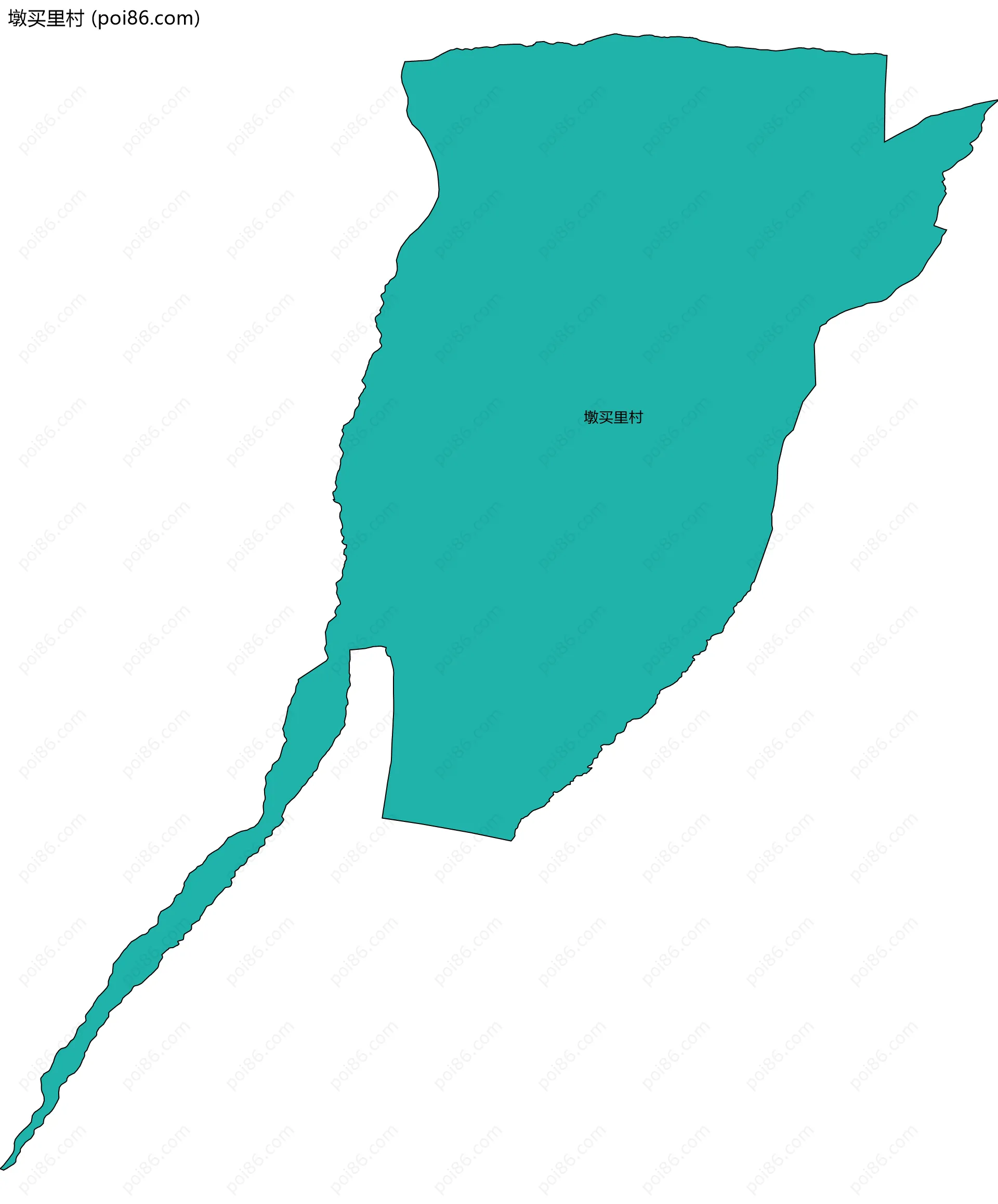 墩买里村边界地图