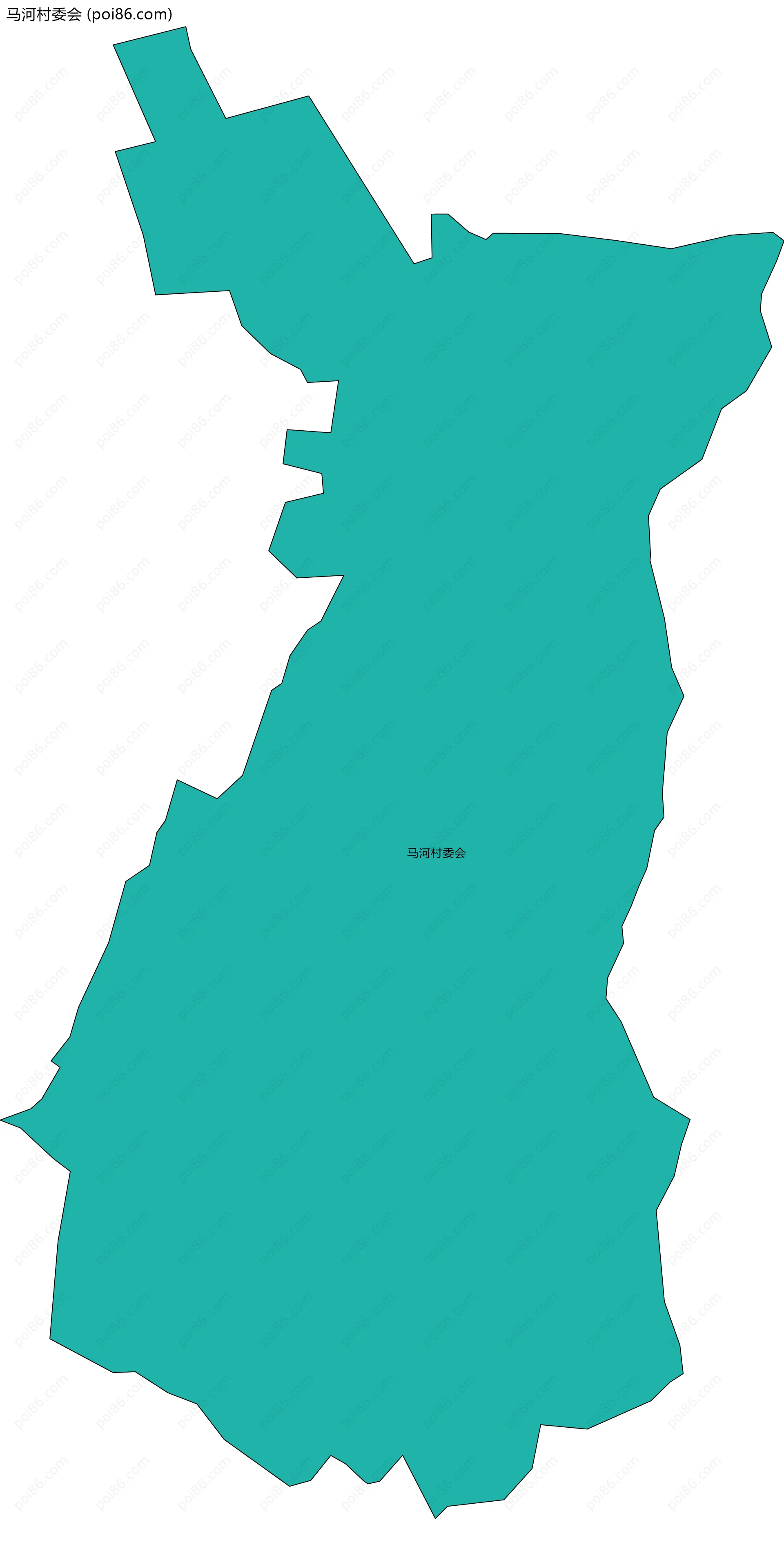 马河村委会边界地图