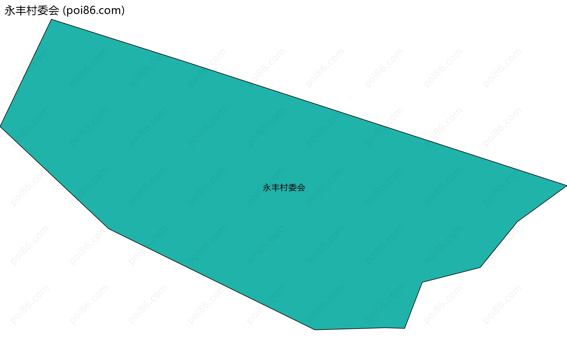 永丰村委会边界地图