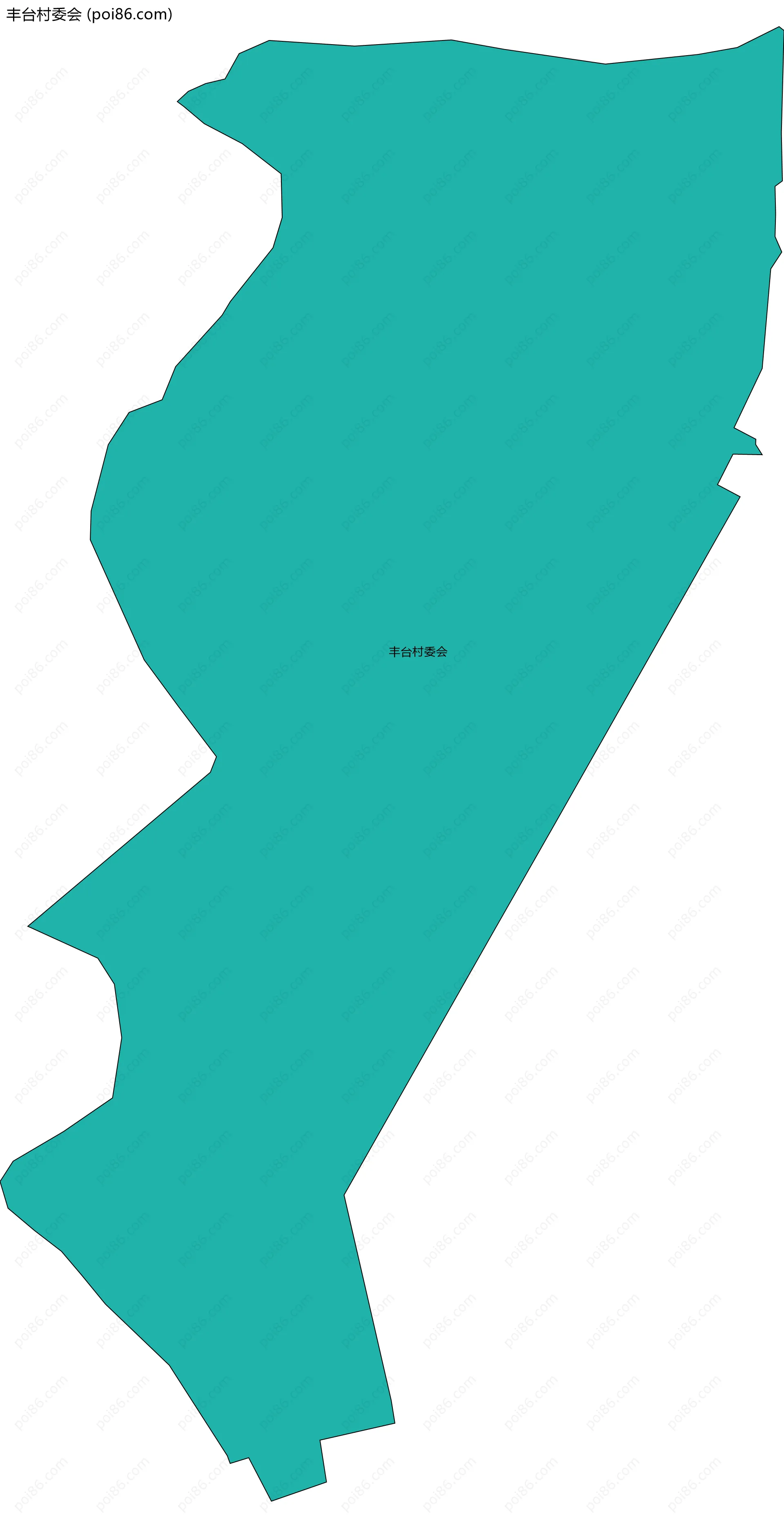 丰台村委会边界地图