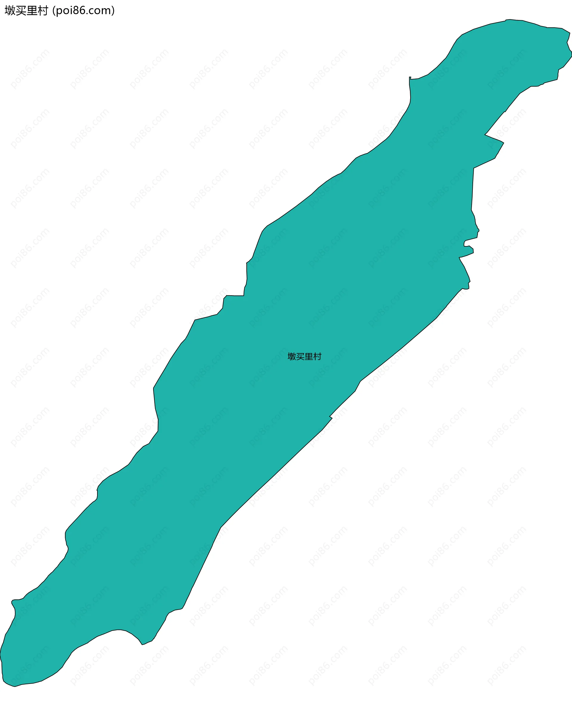 墩买里村边界地图