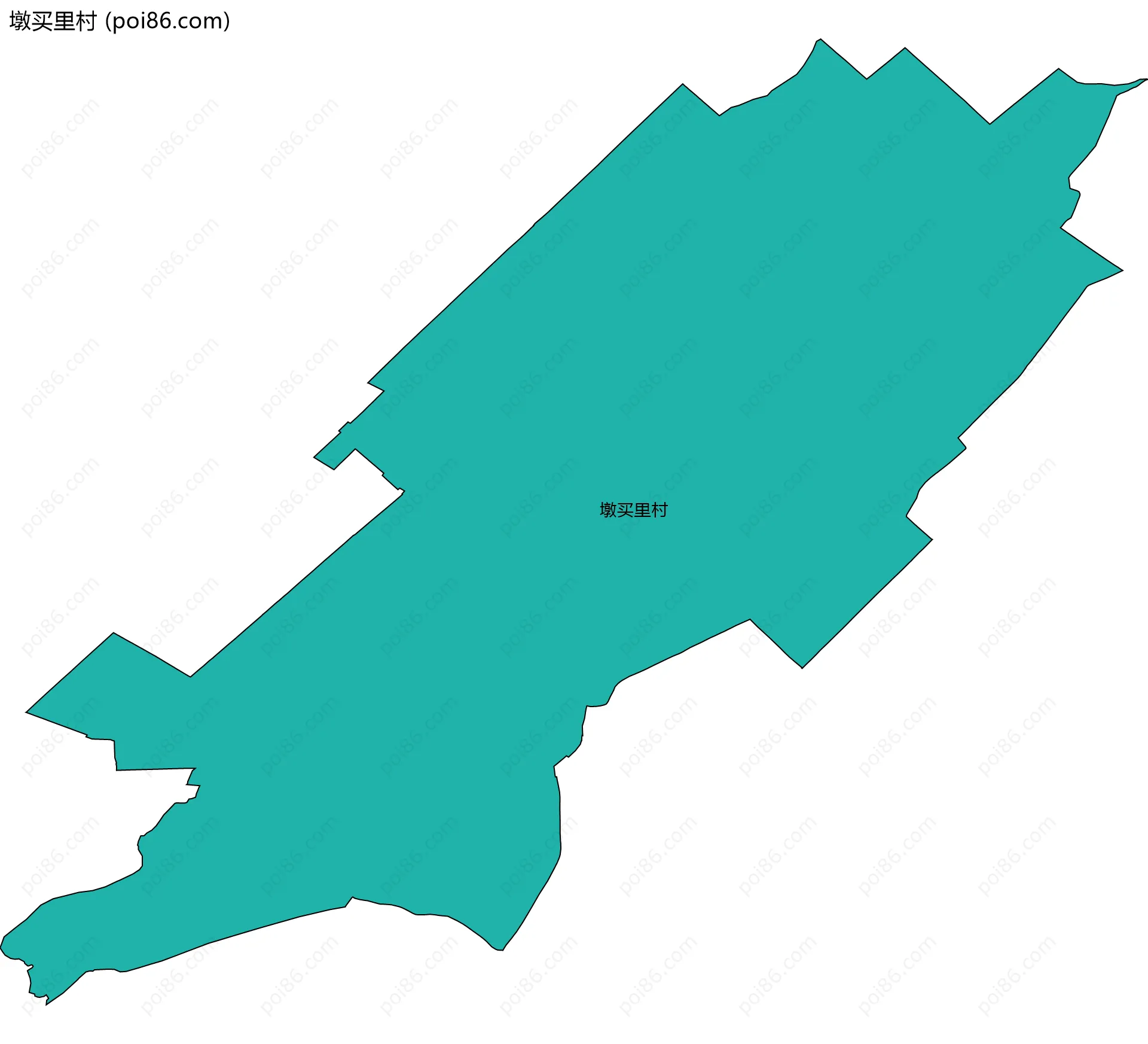 墩买里村边界地图