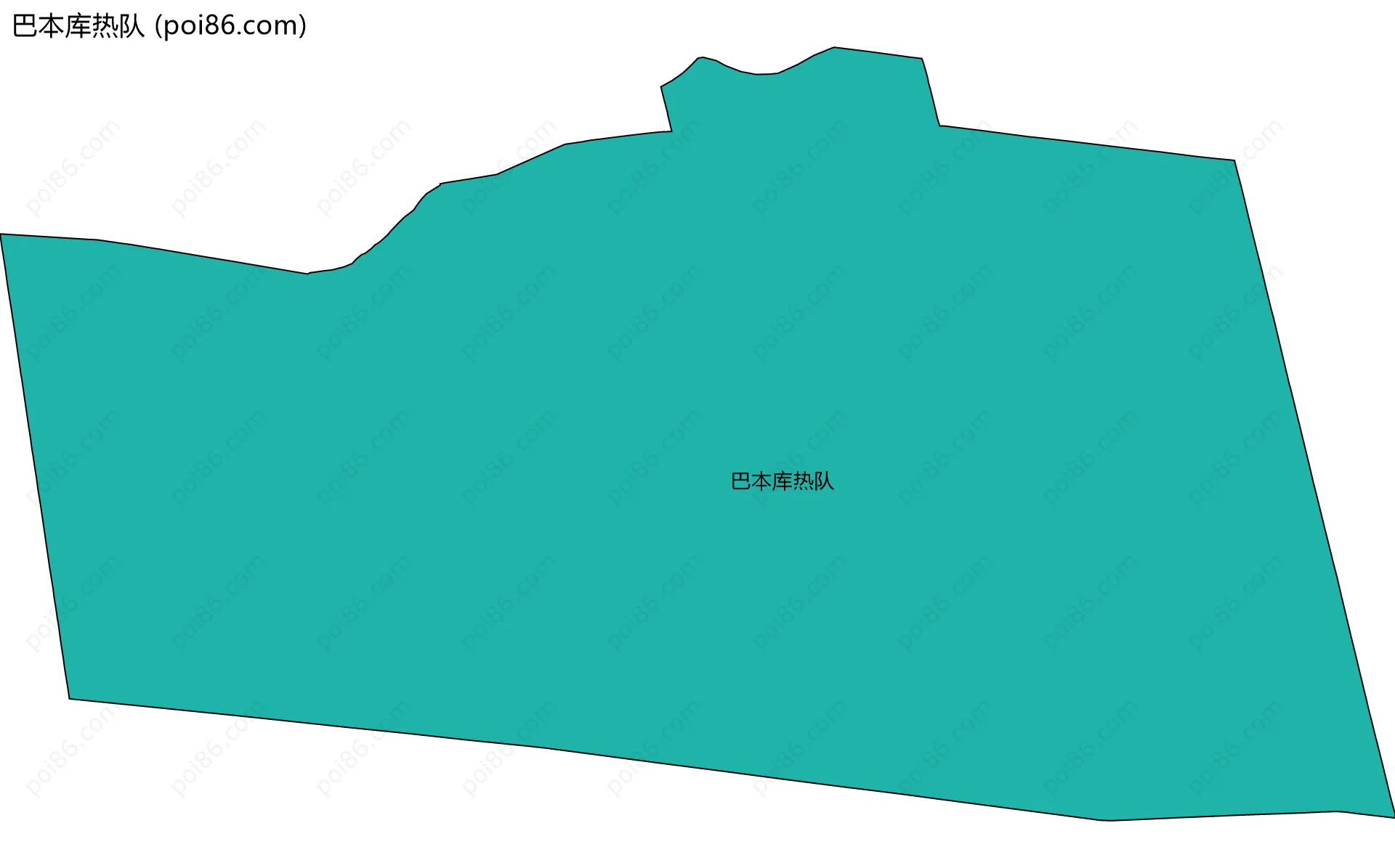 巴本库热队边界地图