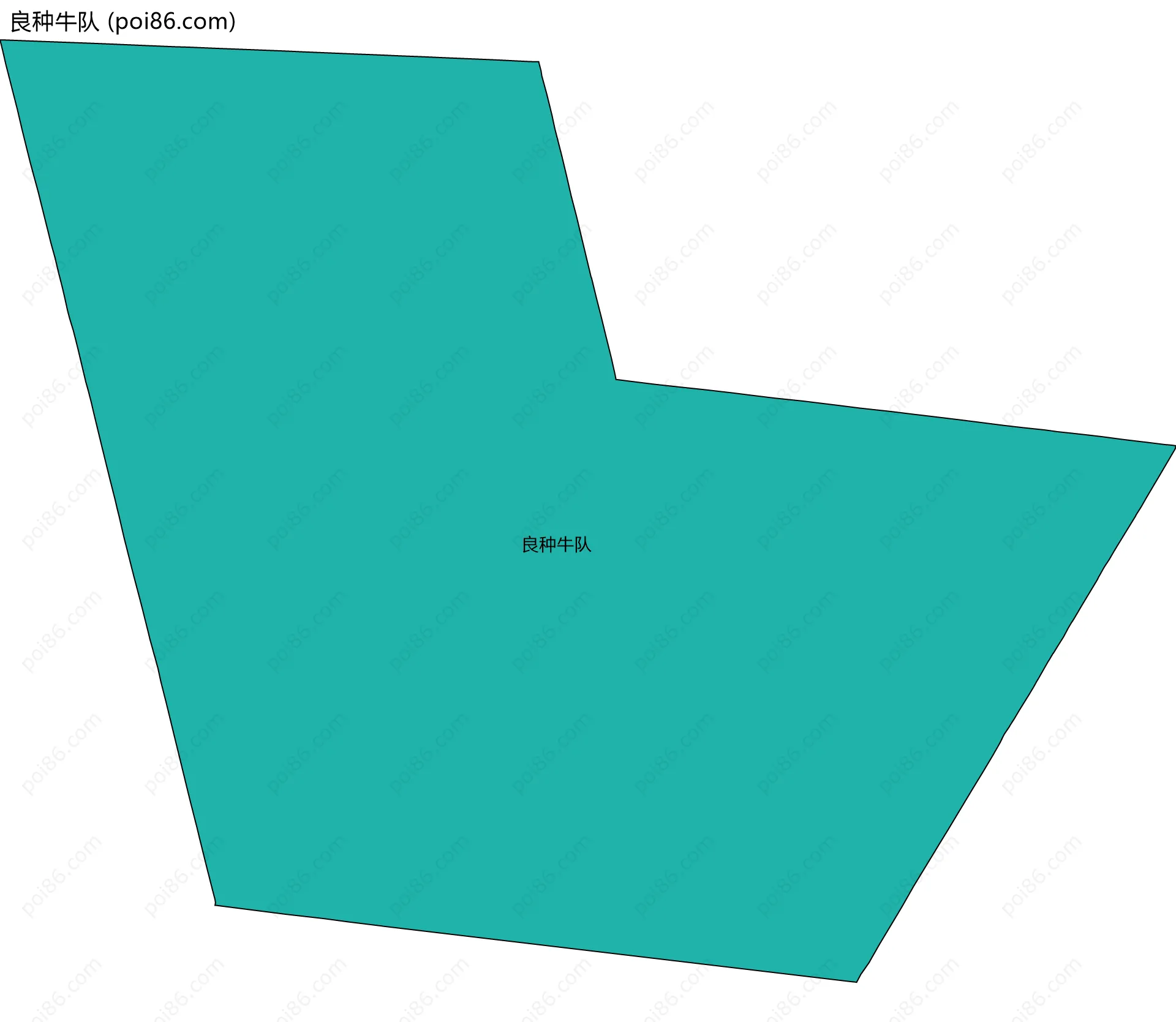 良种牛队边界地图
