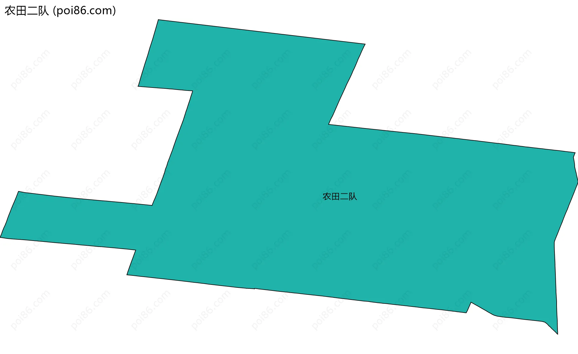 农田二队边界地图