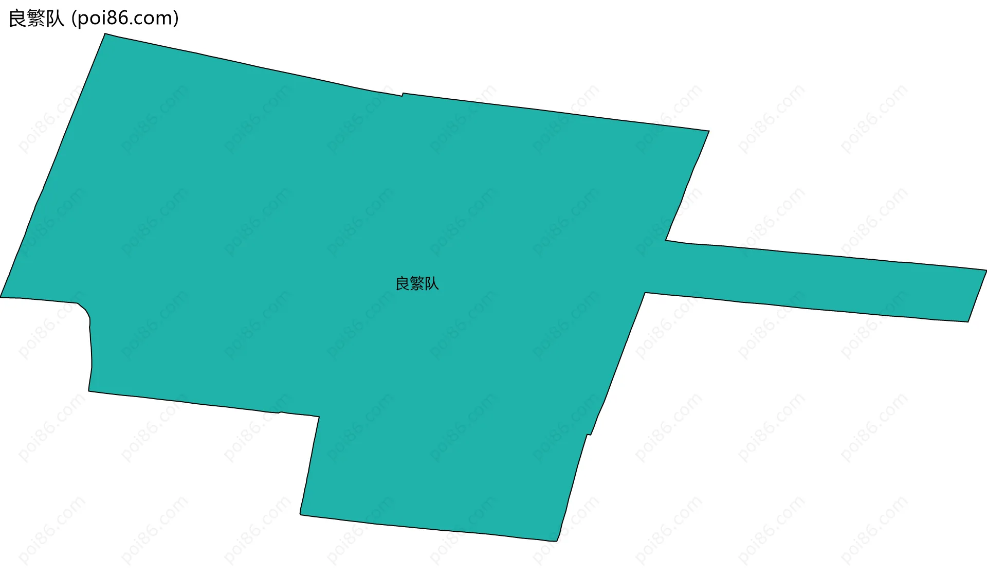 良繁队边界地图