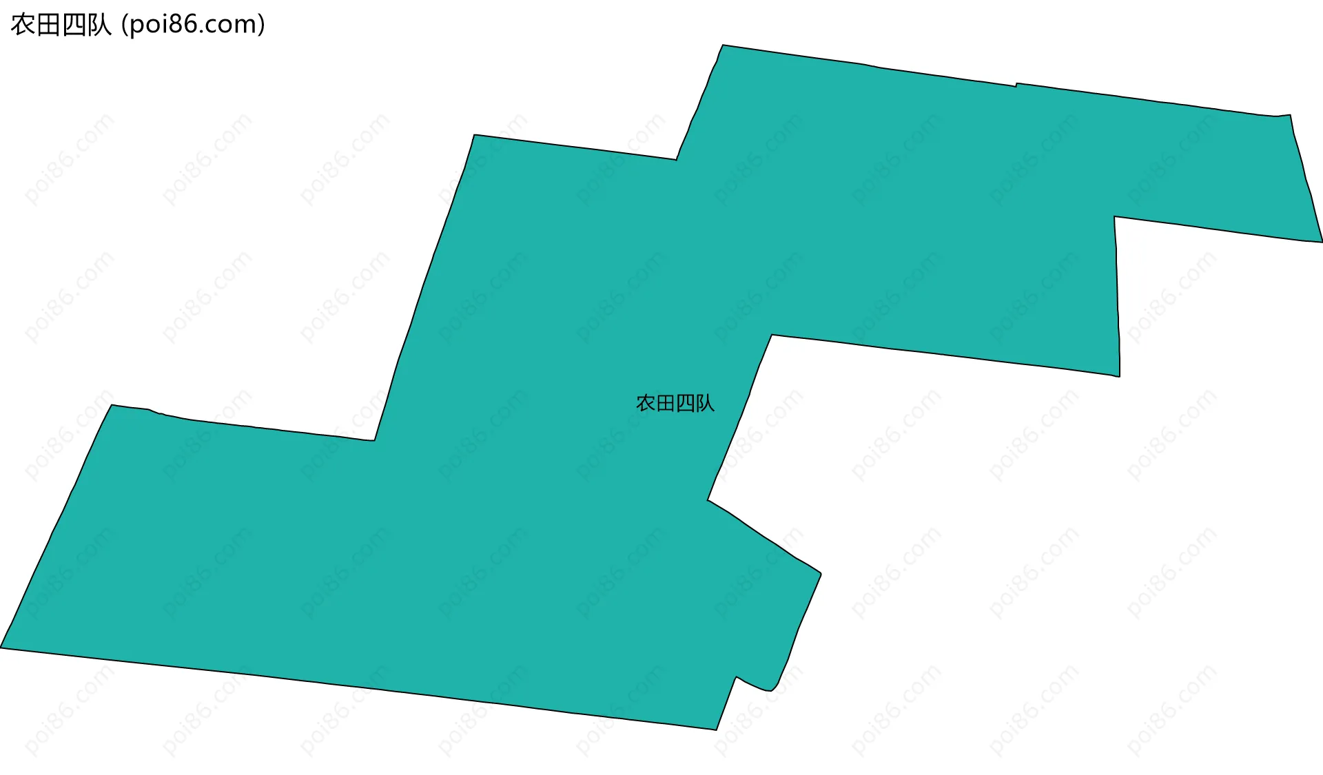 农田四队边界地图