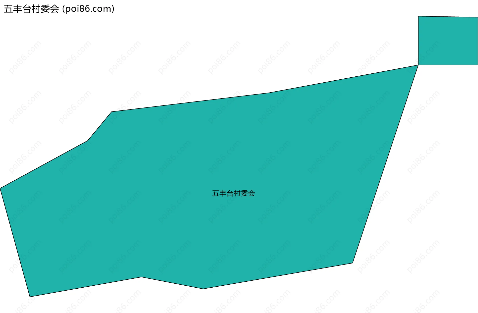 五丰台村委会边界地图