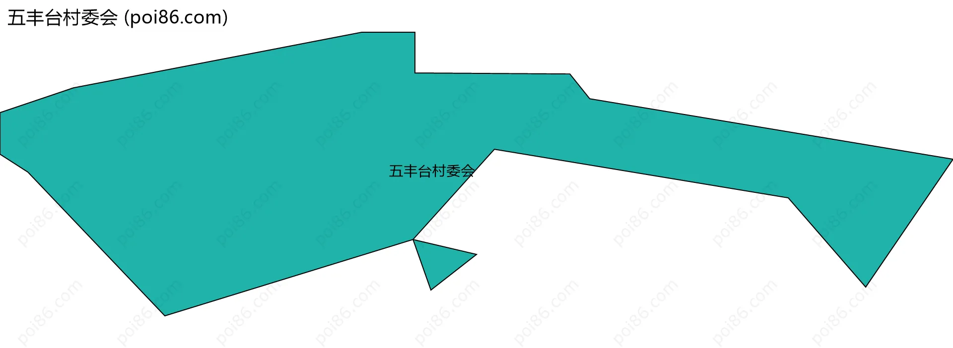 五丰台村委会边界地图