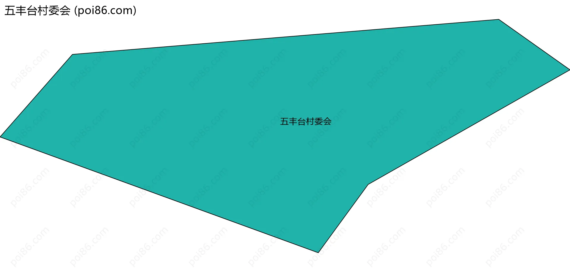 五丰台村委会边界地图