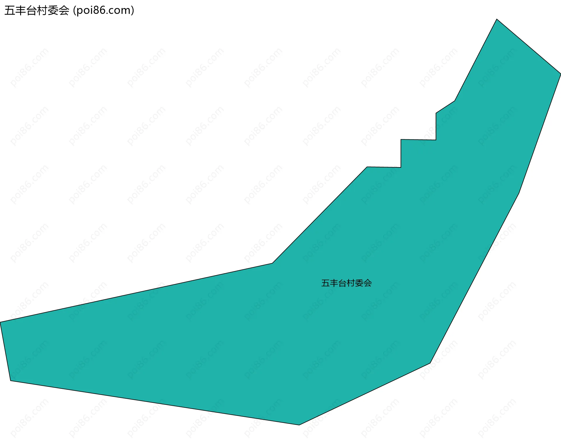 五丰台村委会边界地图