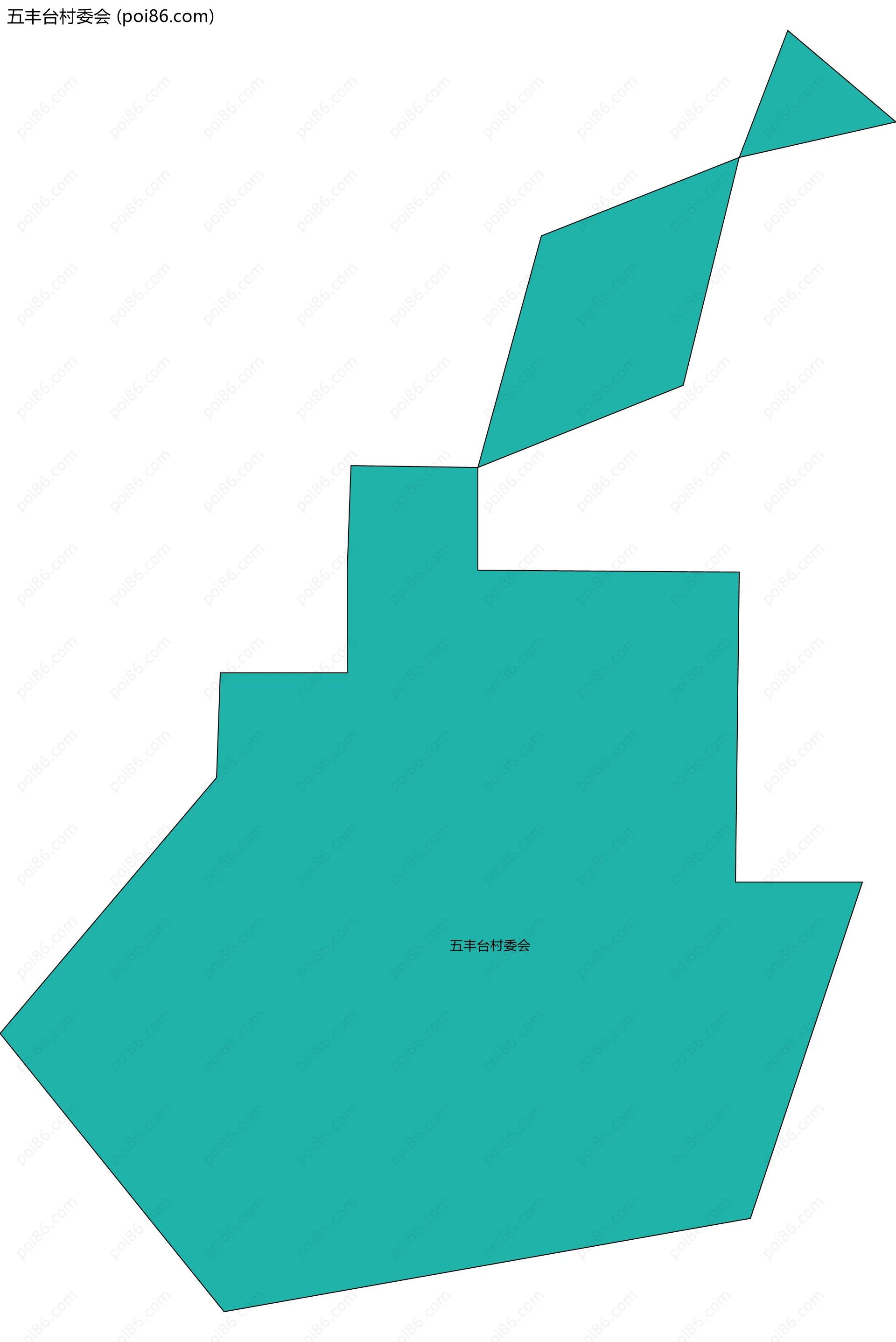 五丰台村委会边界地图