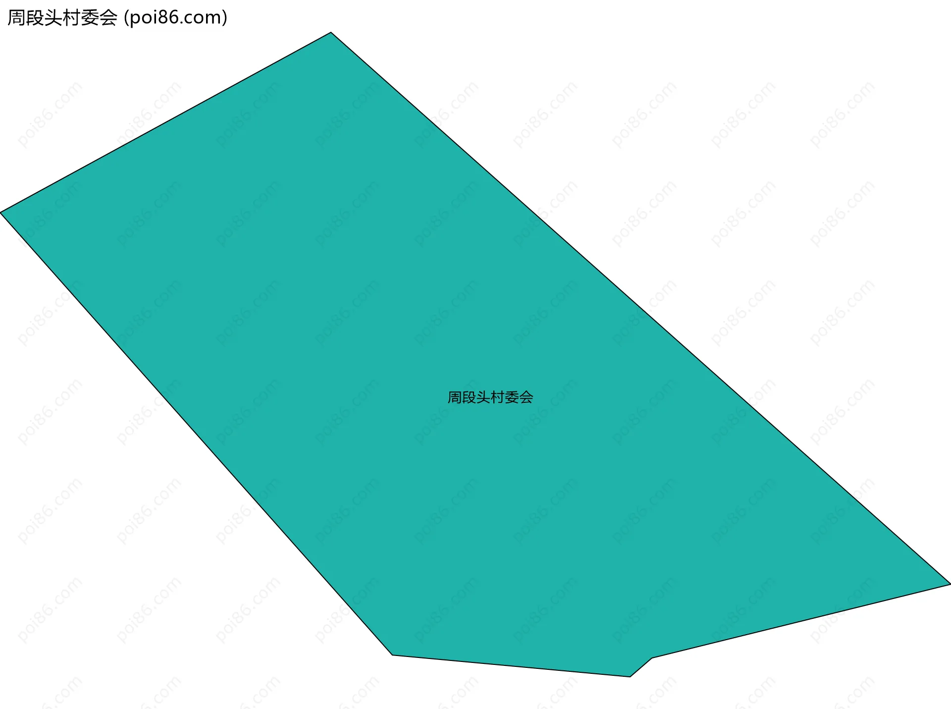 周段头村委会边界地图