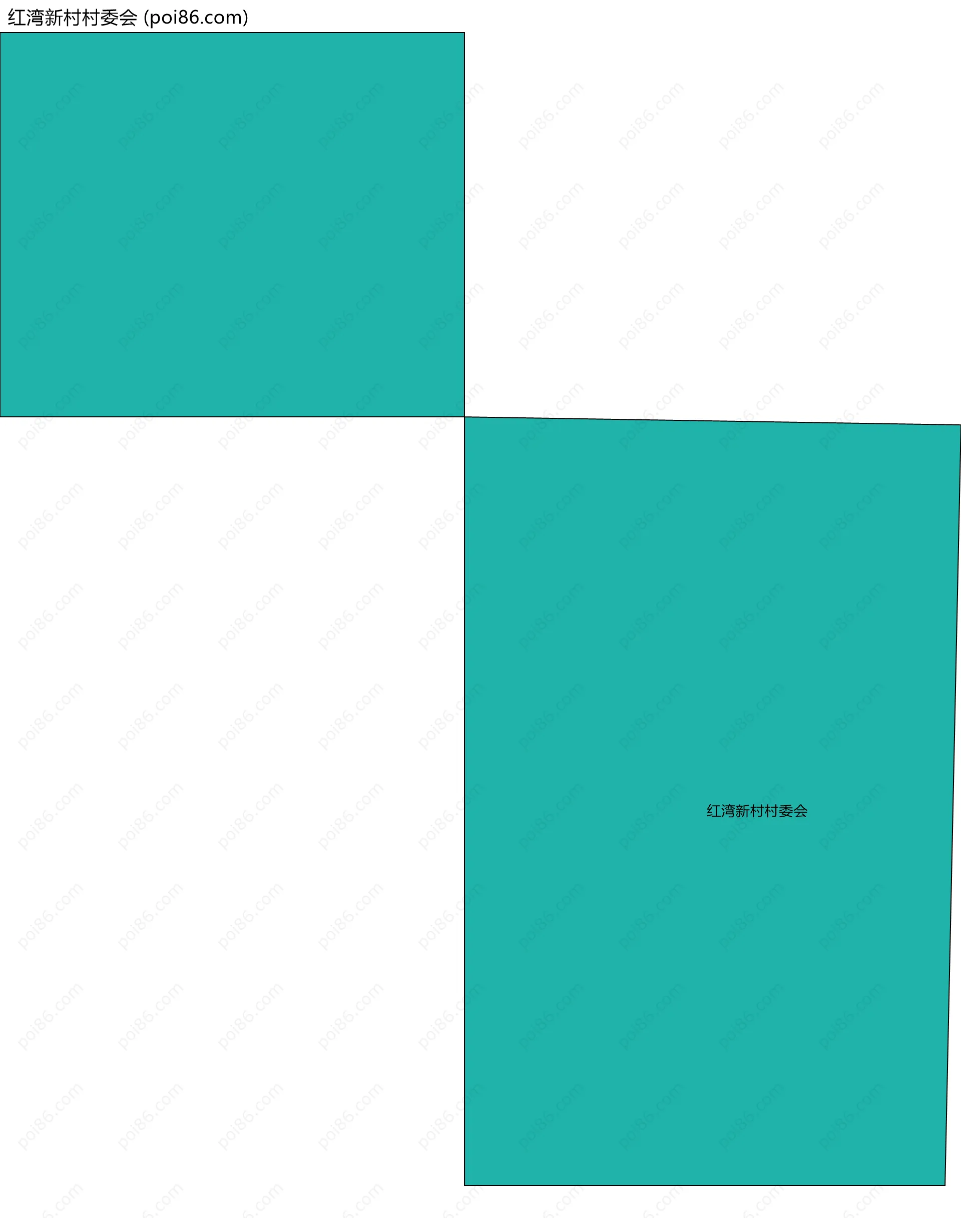 红湾新村村委会边界地图