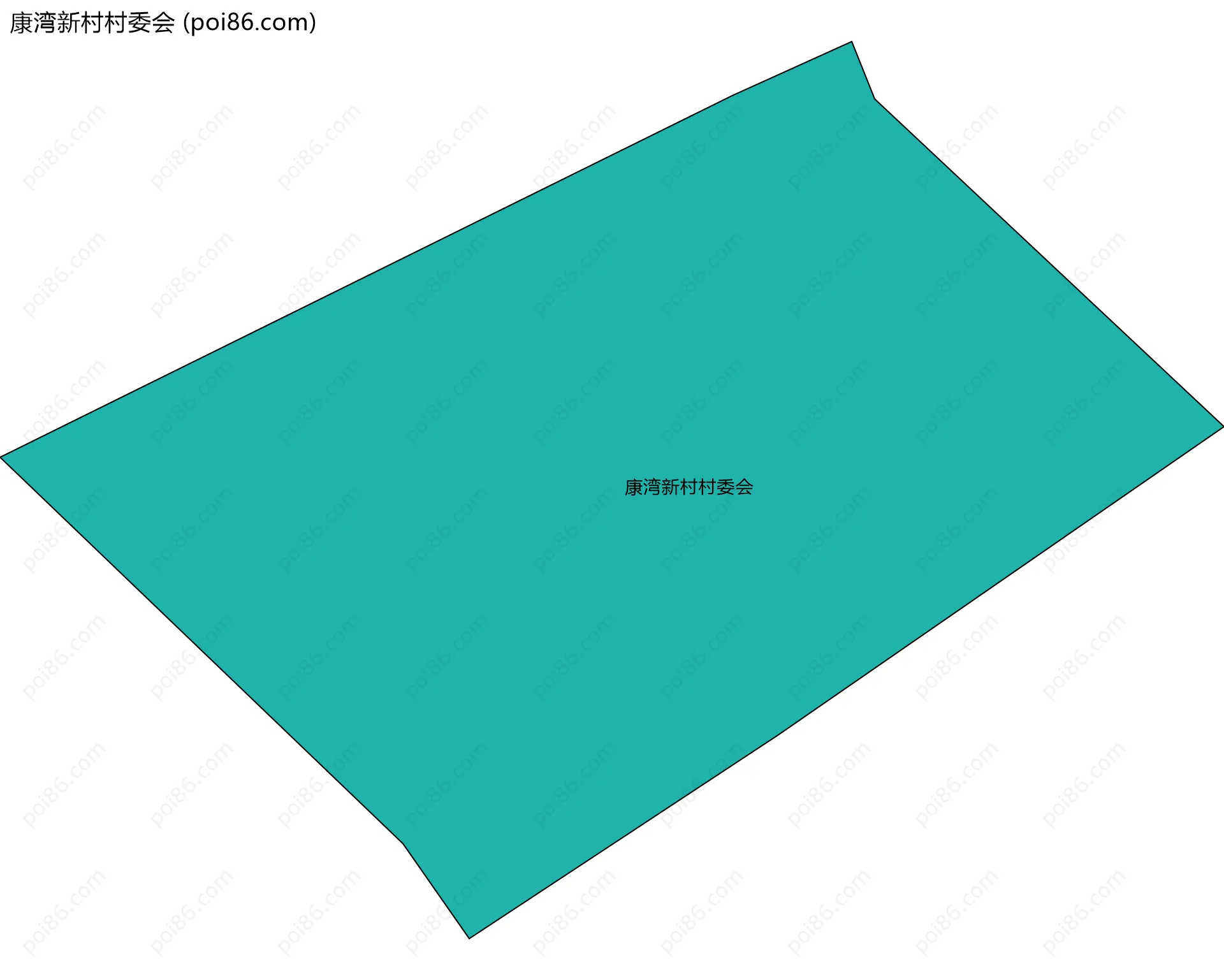 康湾新村村委会边界地图