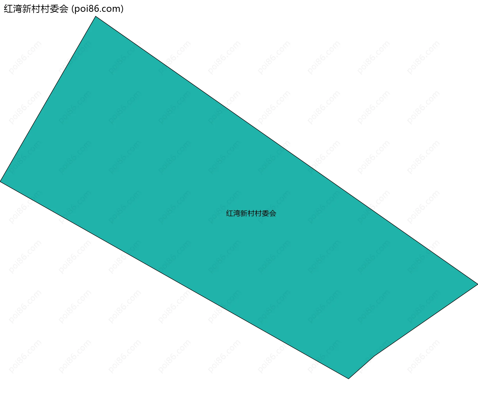 红湾新村村委会边界地图