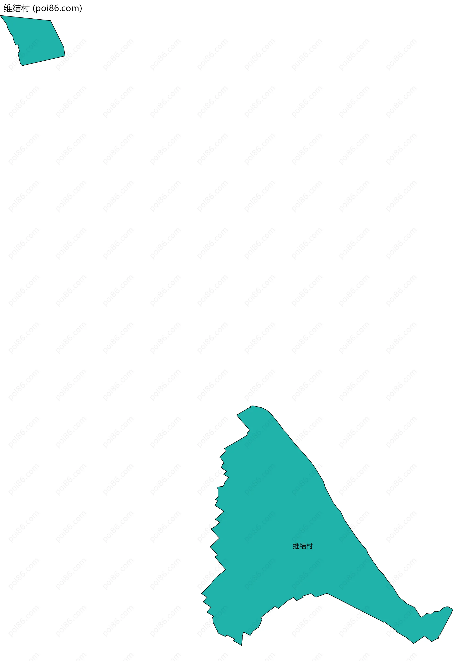 维结村边界地图