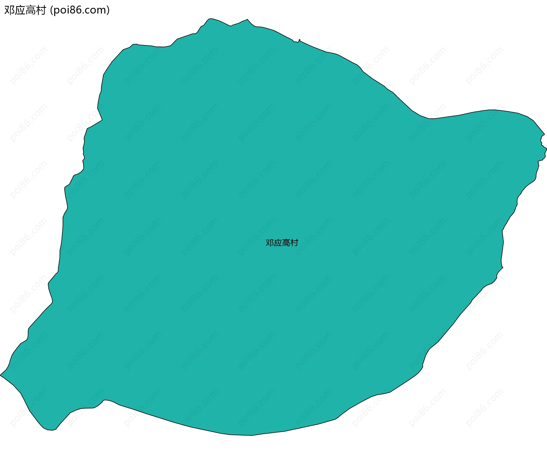 邓应高村边界地图