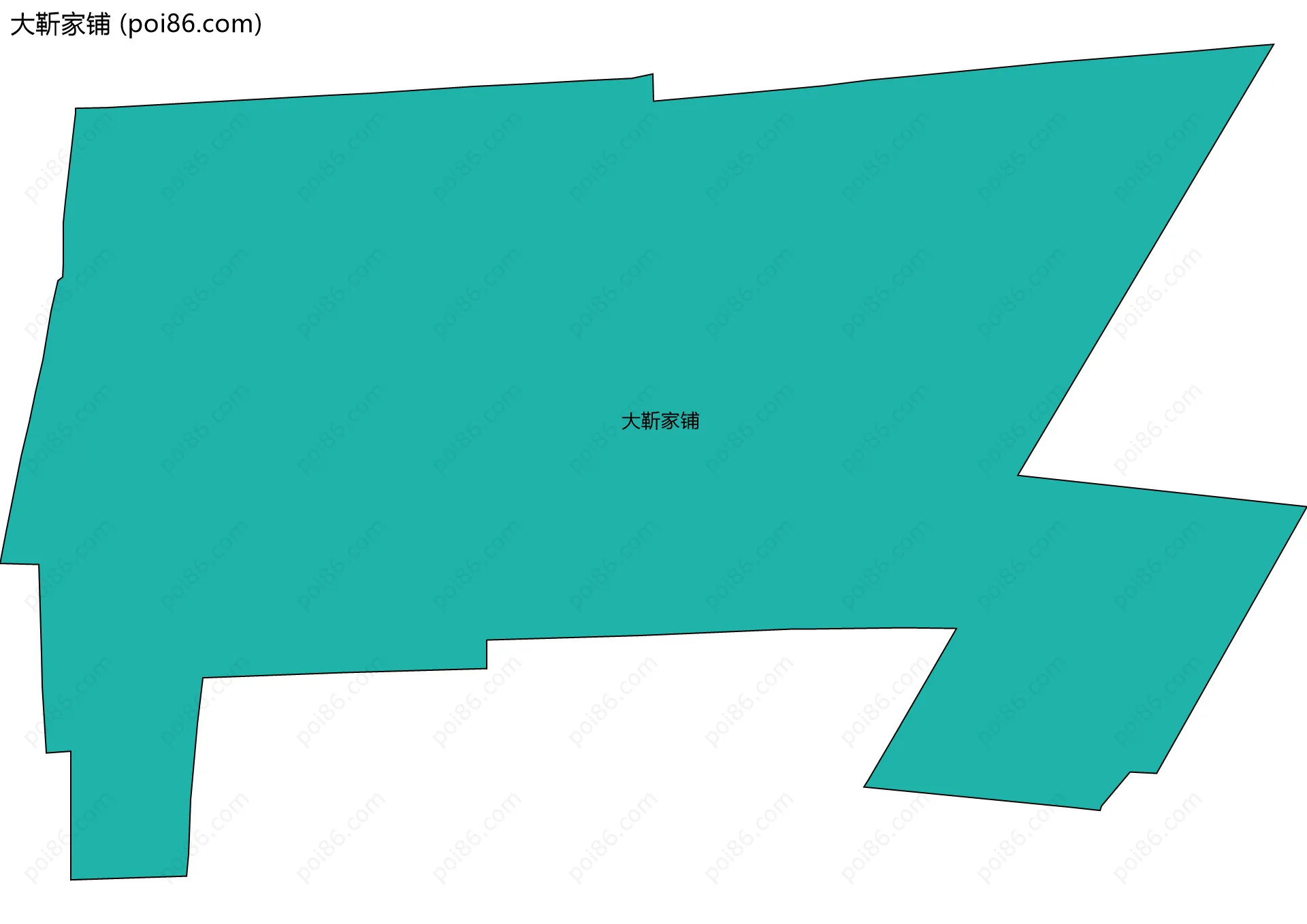 大靳家铺边界地图