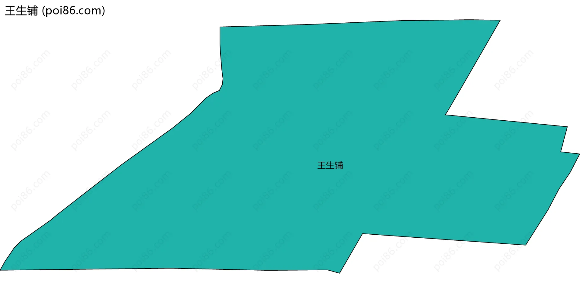 王生铺边界地图