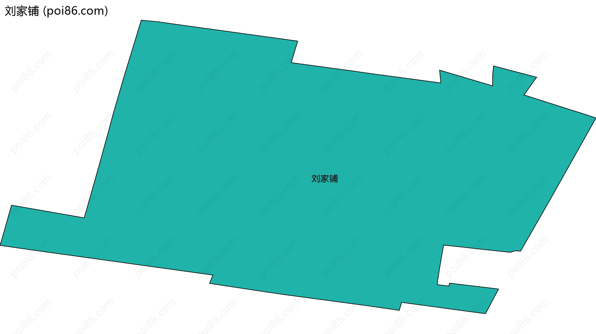 刘家铺边界地图