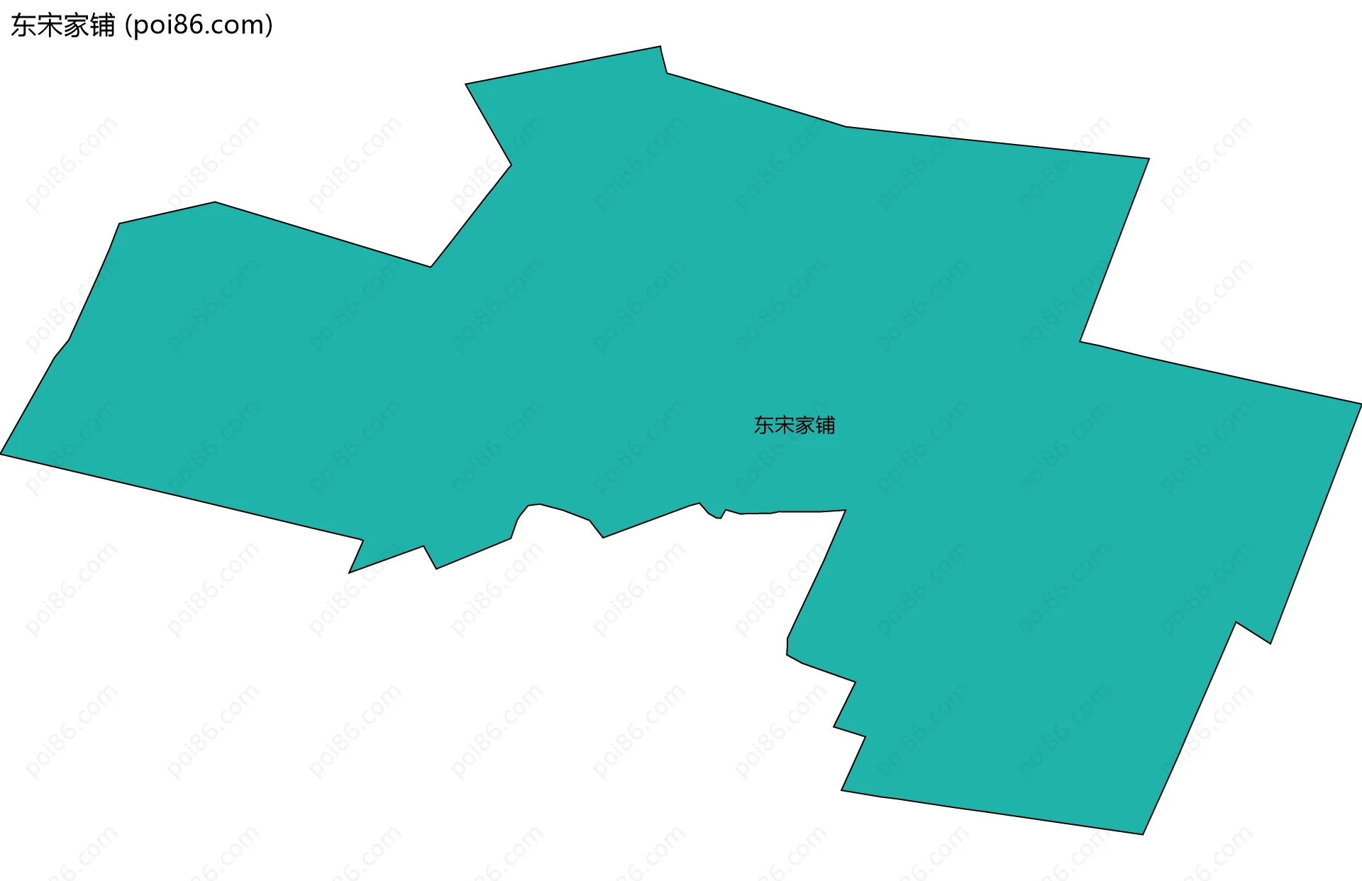 东宋家铺边界地图