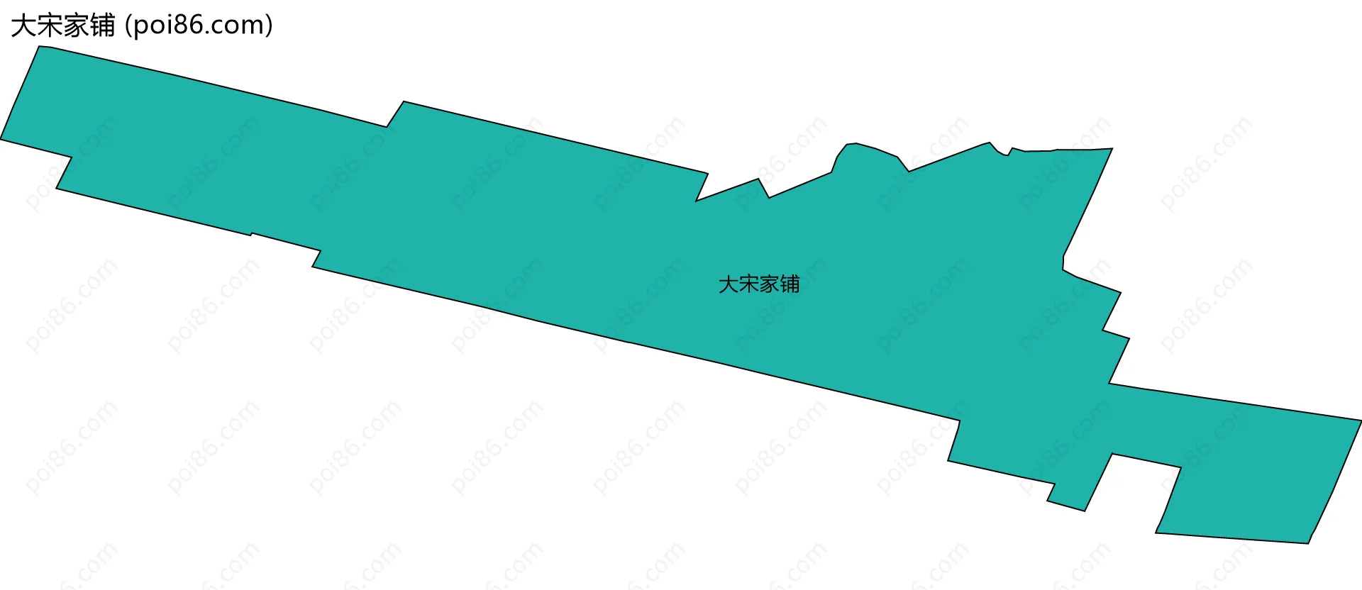 大宋家铺边界地图