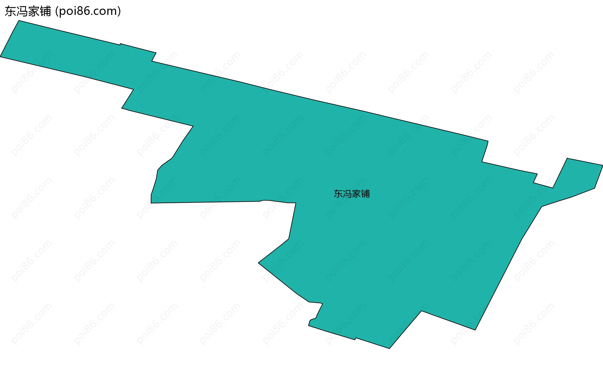 东冯家铺边界地图