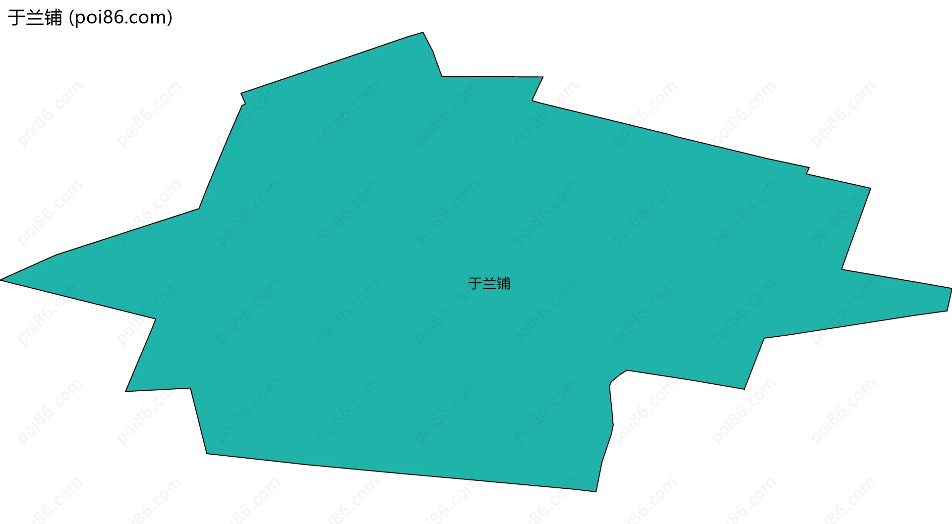 于兰铺边界地图