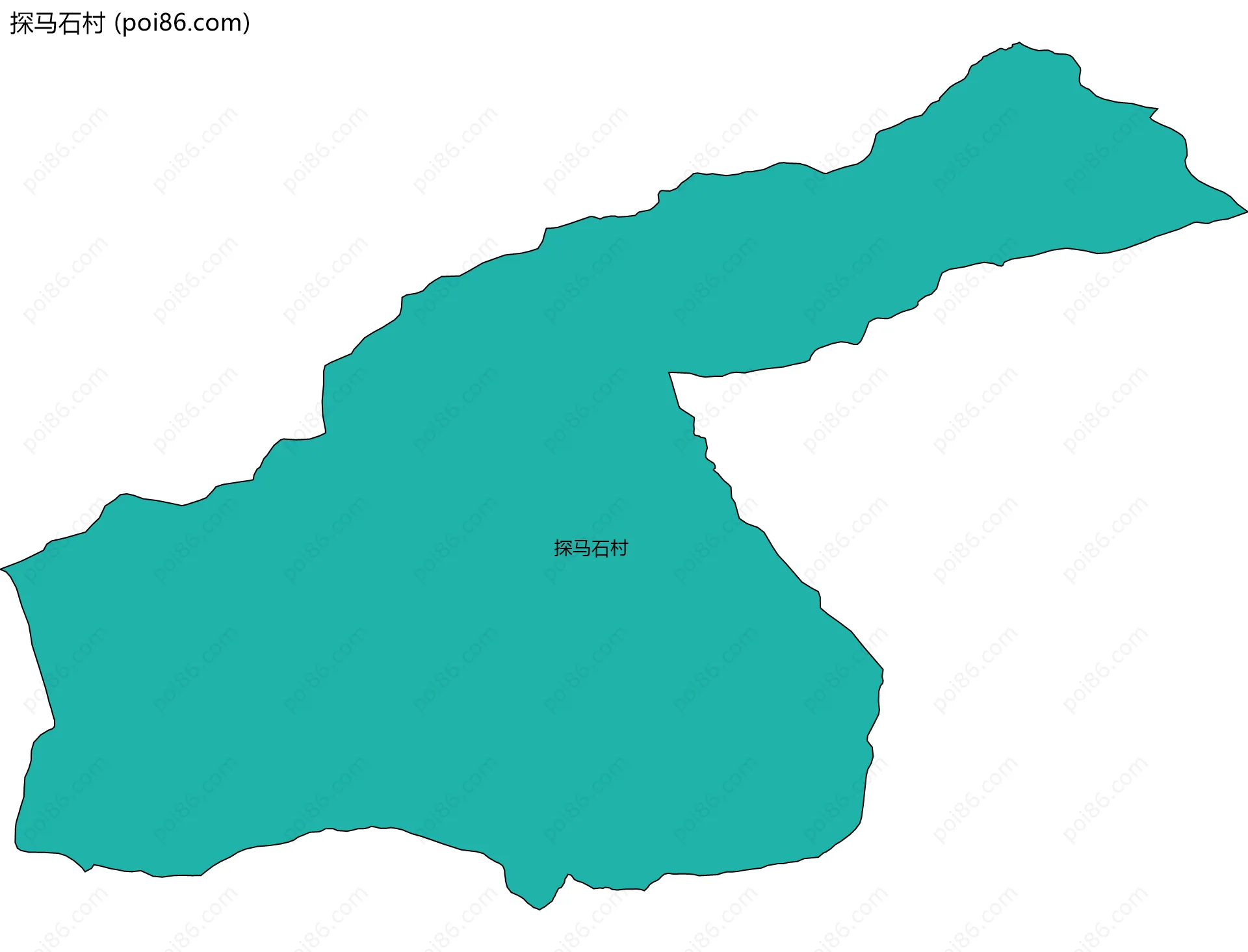 探马石村边界地图