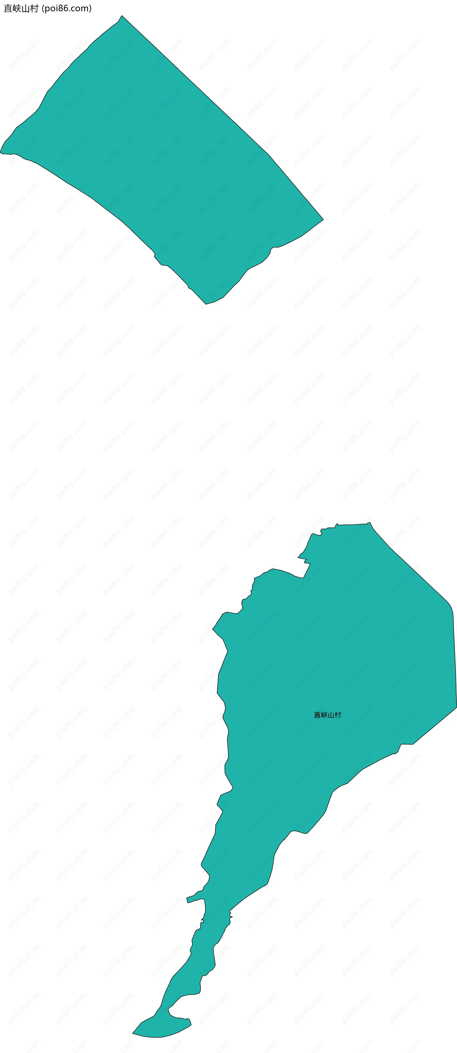 直峡山村边界地图