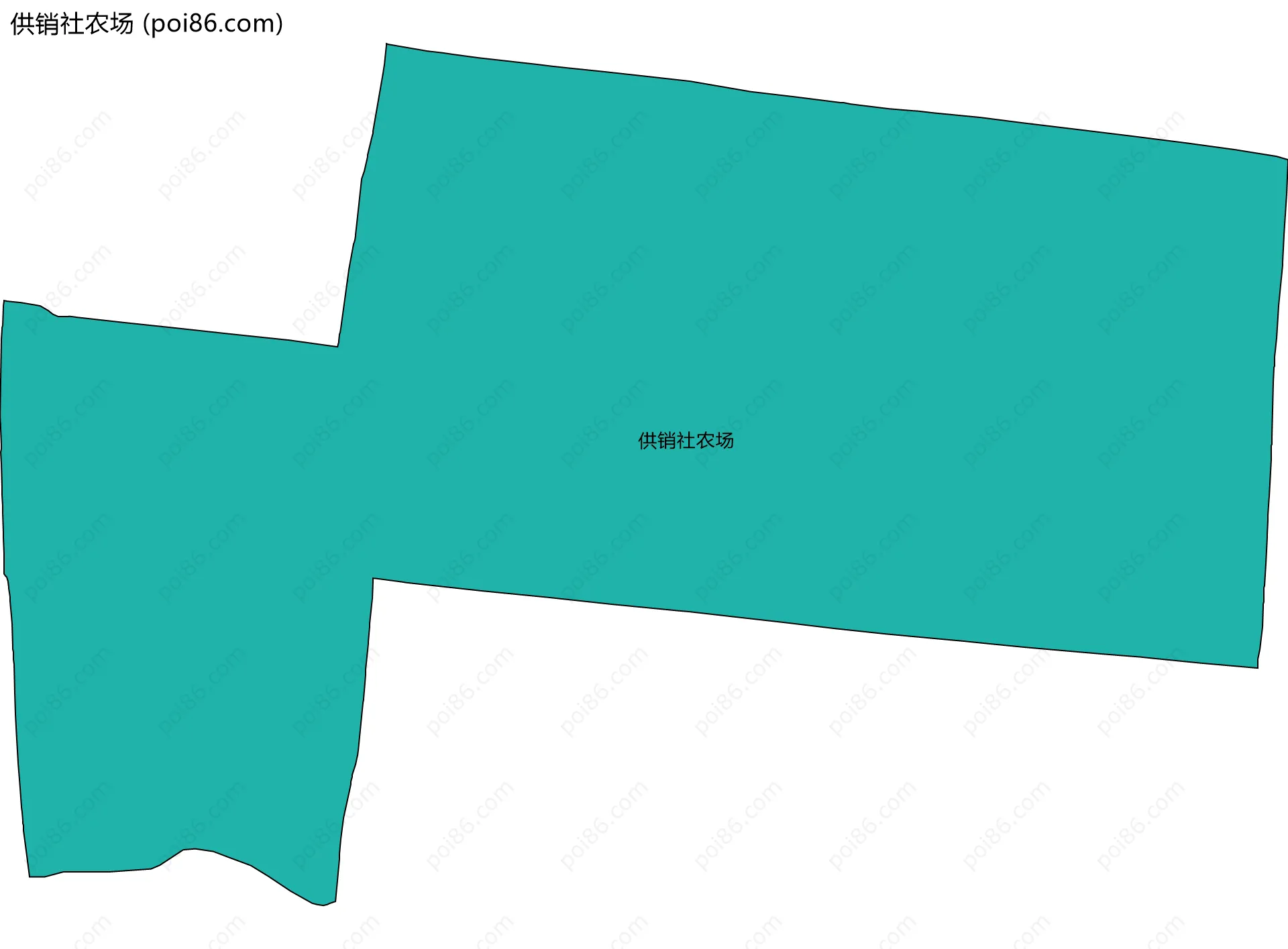 供销社农场边界地图