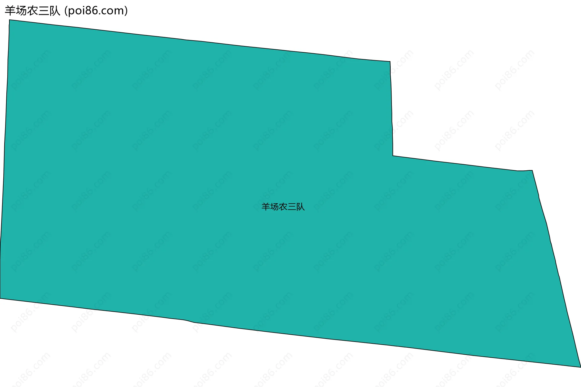 羊场农三队边界地图