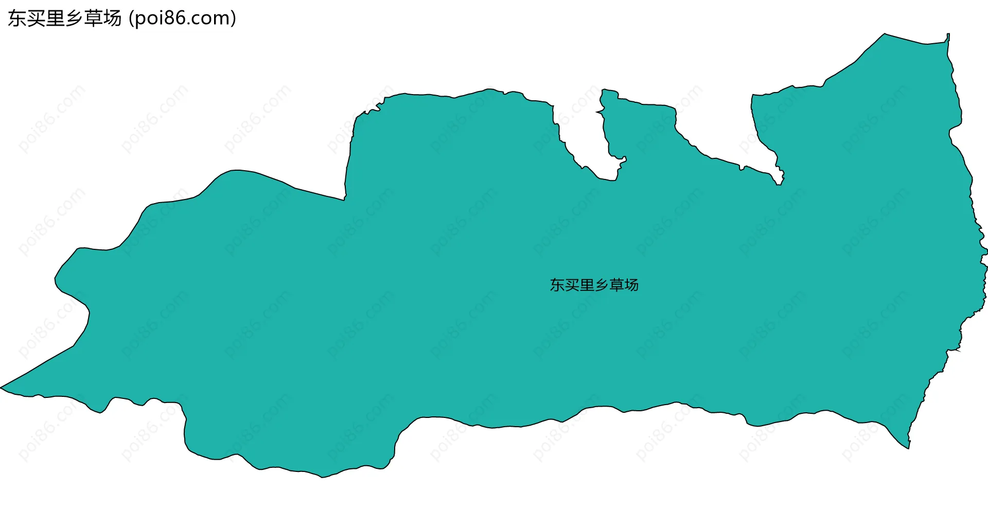 东买里乡草场边界地图