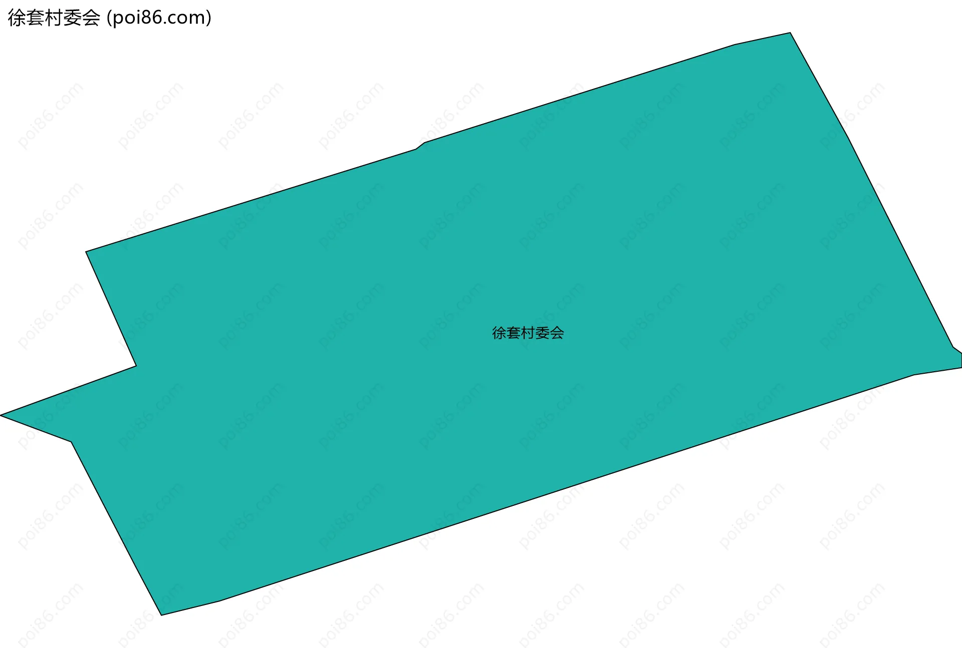 徐套村委会边界地图