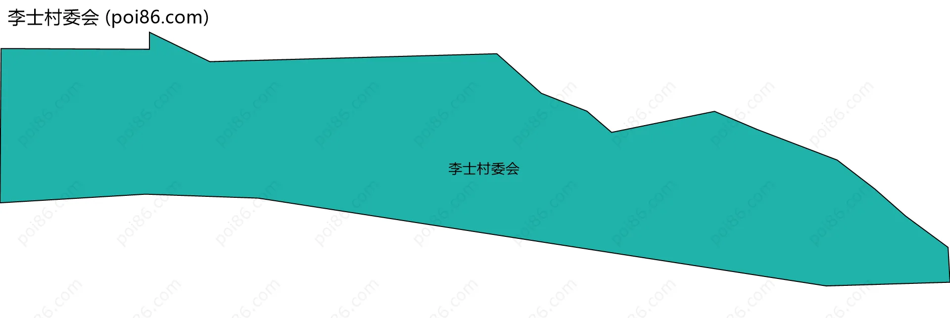李士村委会边界地图